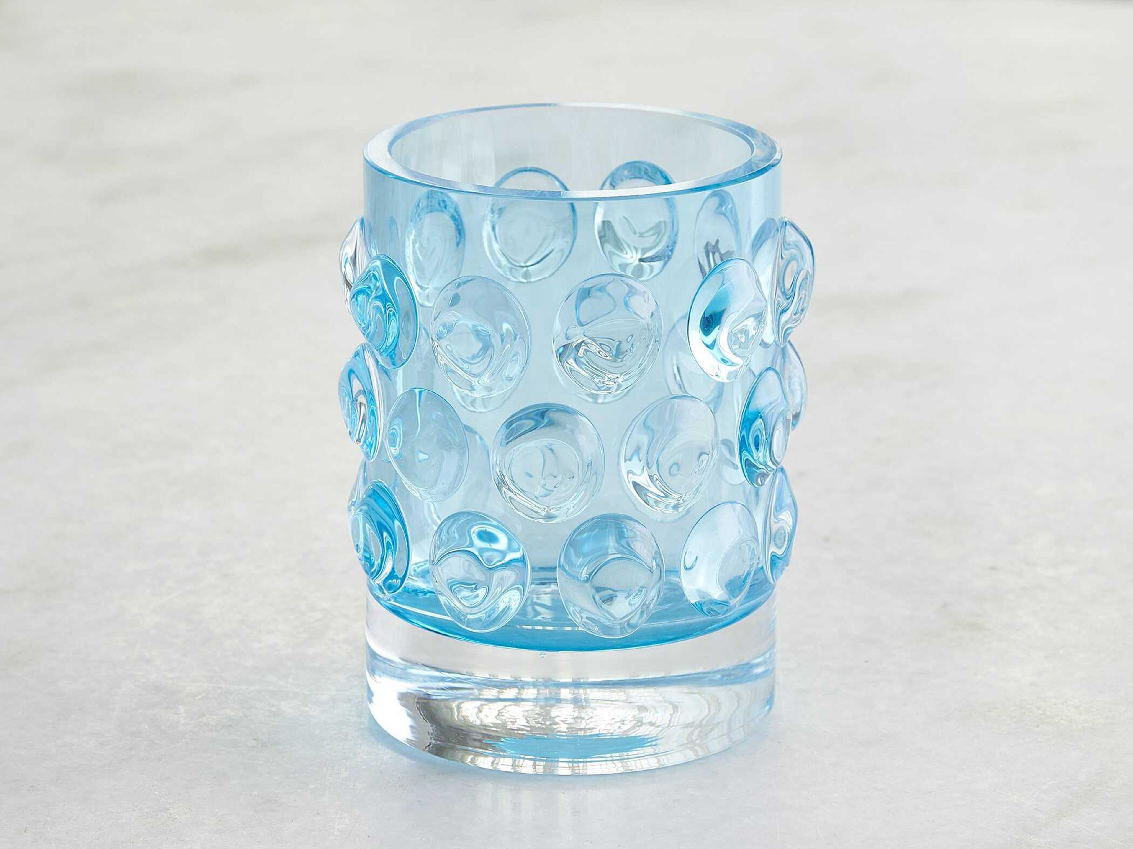 Global Views Thousand Eye Blue Vase