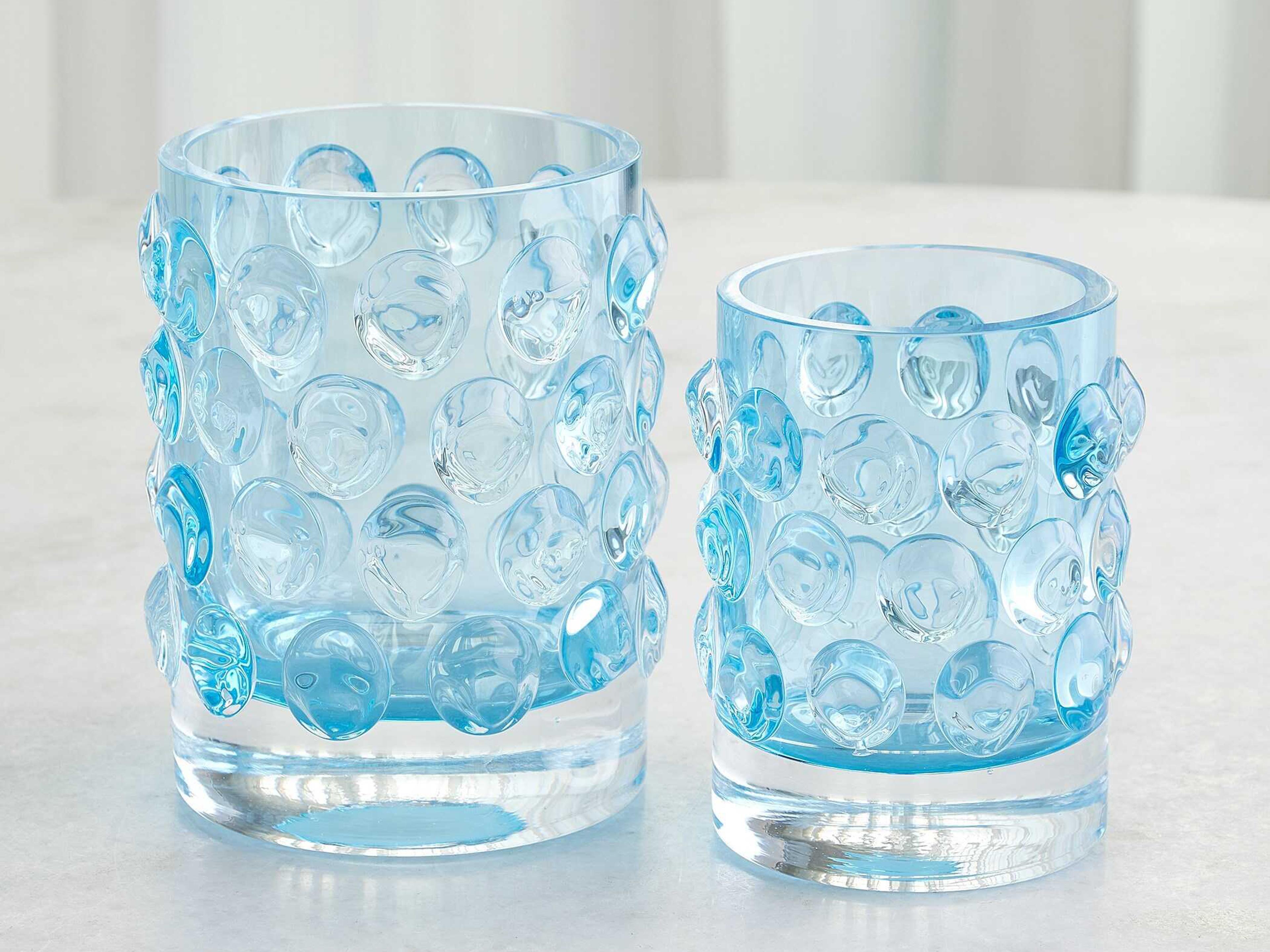 Global Views Thousand Eye Blue Vase