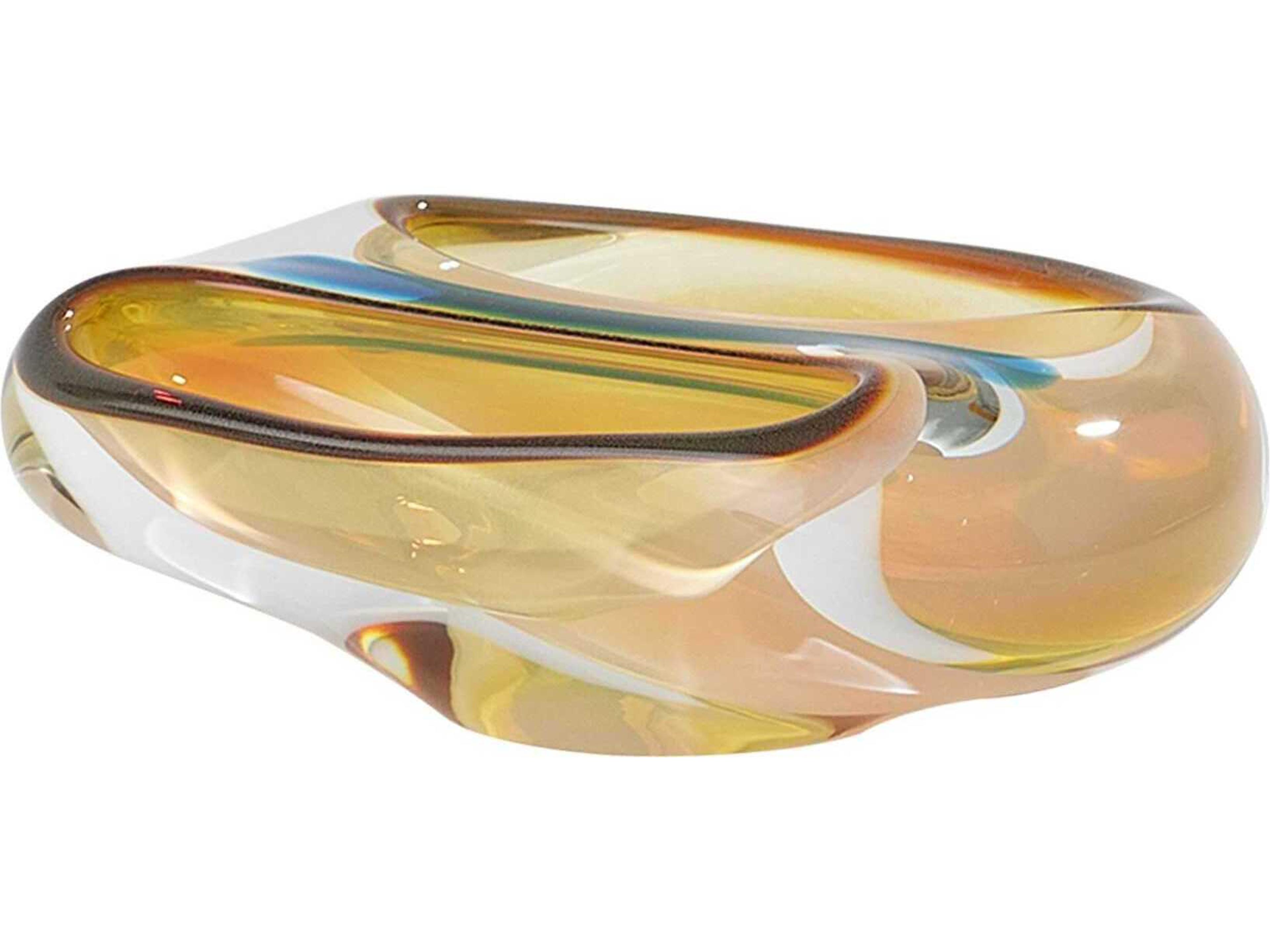 Global Views Doppiare Blue Vessel