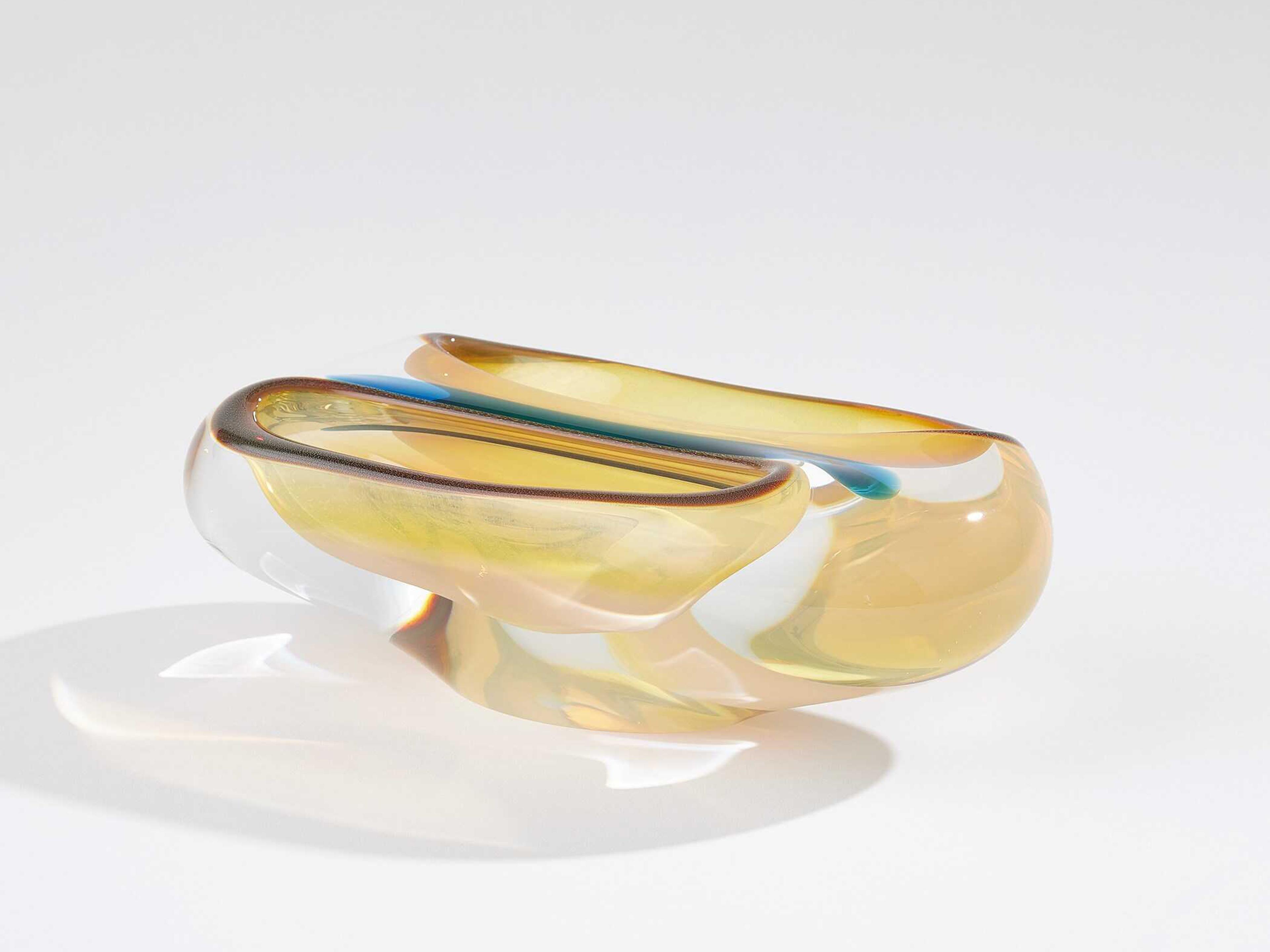 Global Views Doppiare Blue Vessel