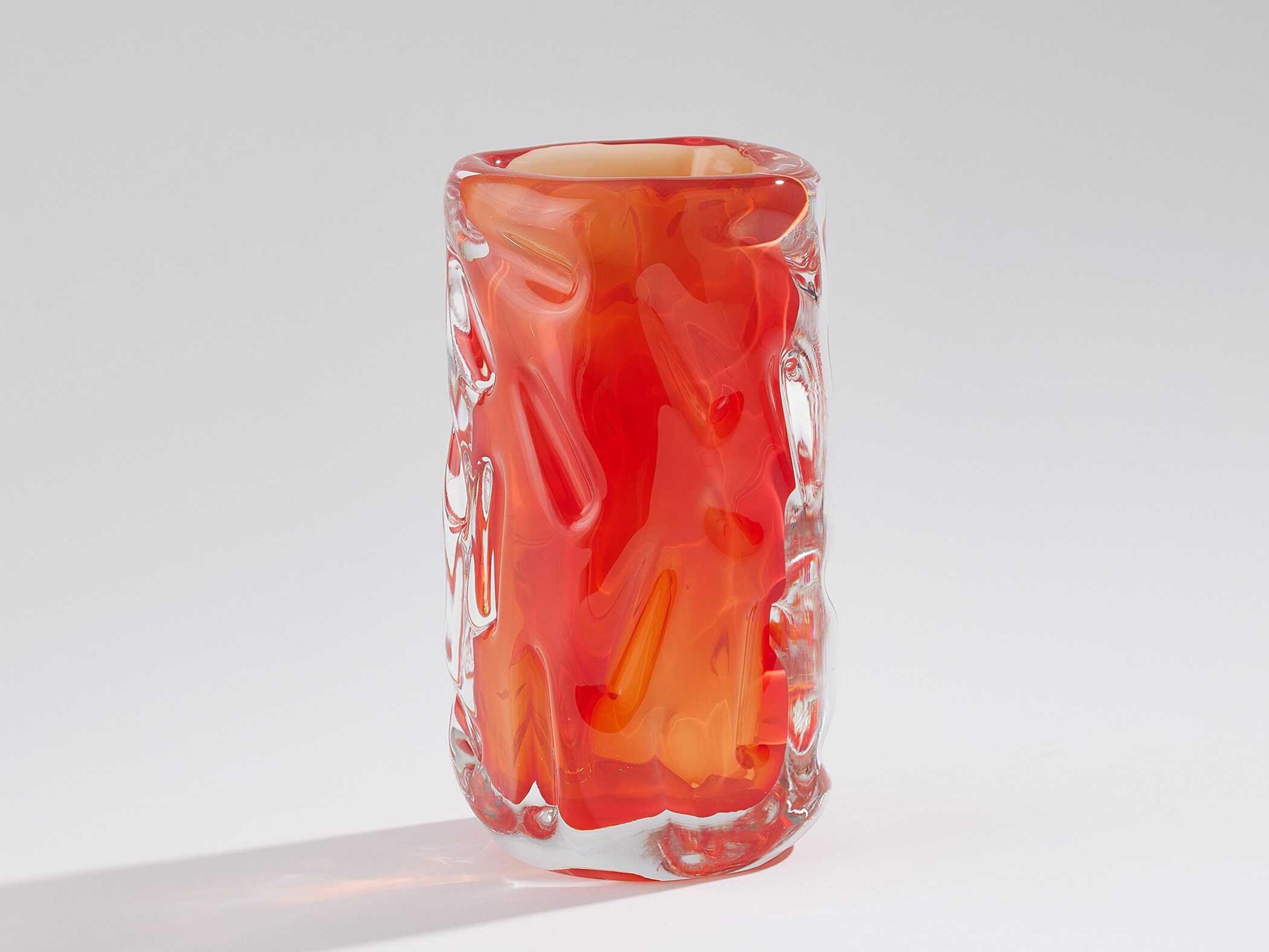 Global Views Storm Fire Vase