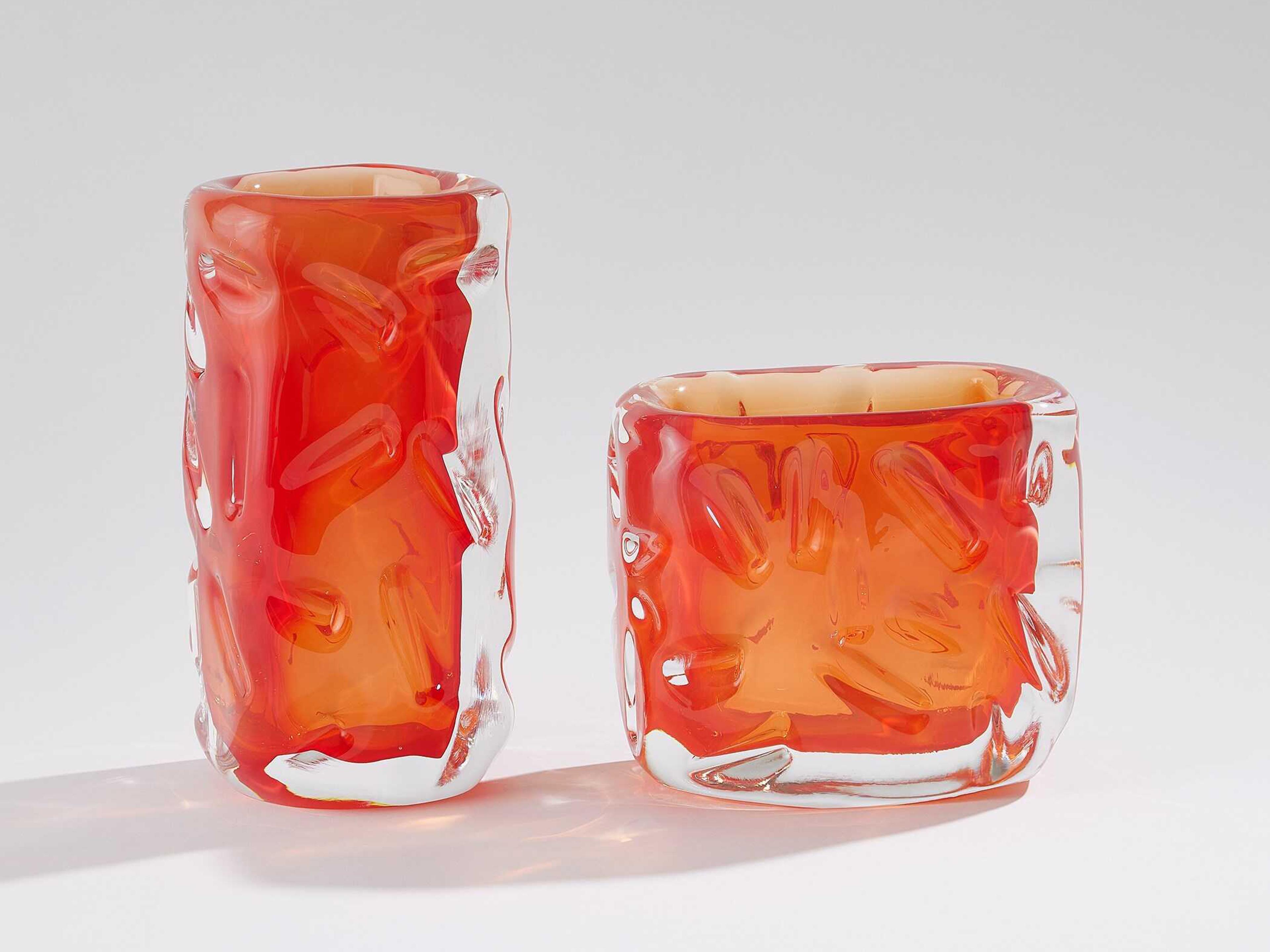 Global Views Storm Fire Vase