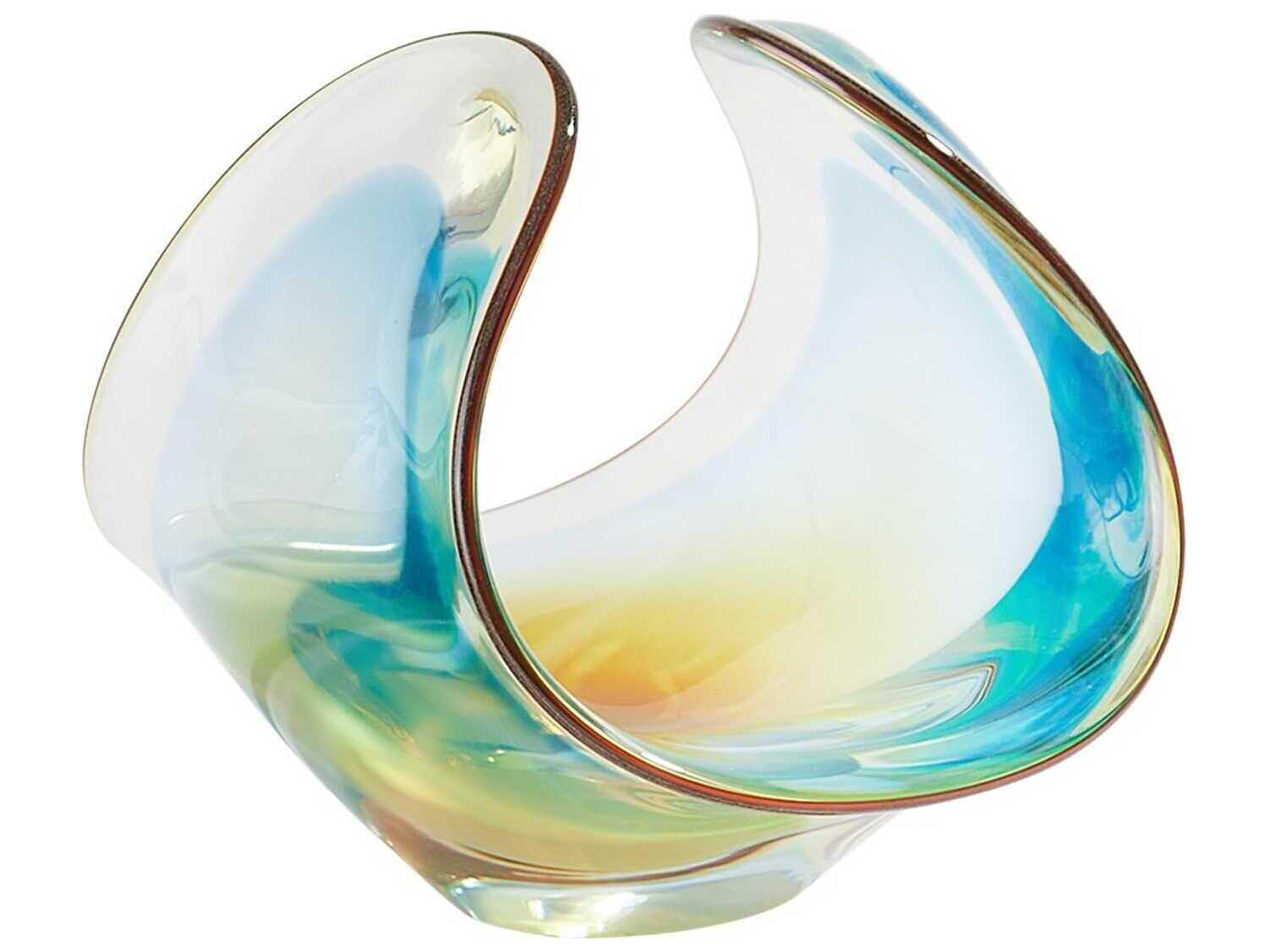 Blue Gelp Duet Decorative Bowl