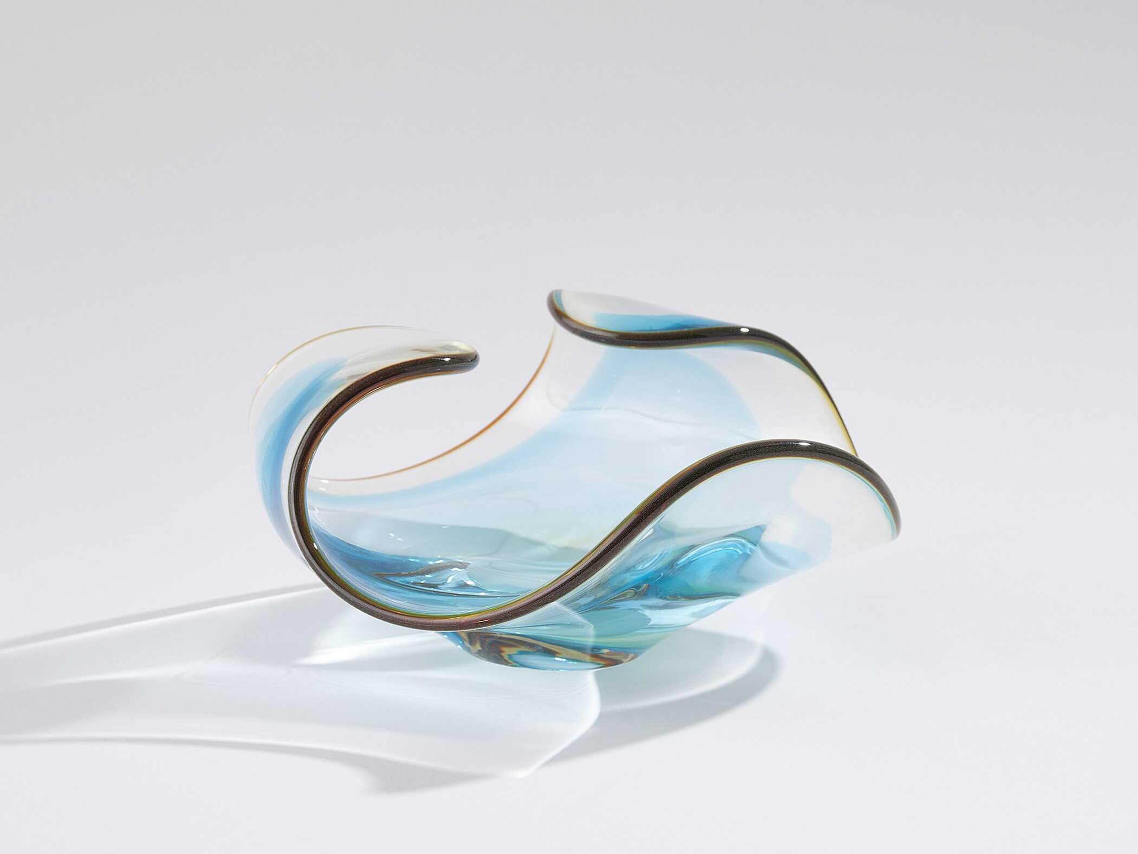 Global Views Blue Gelp Trio Decorative Bowl