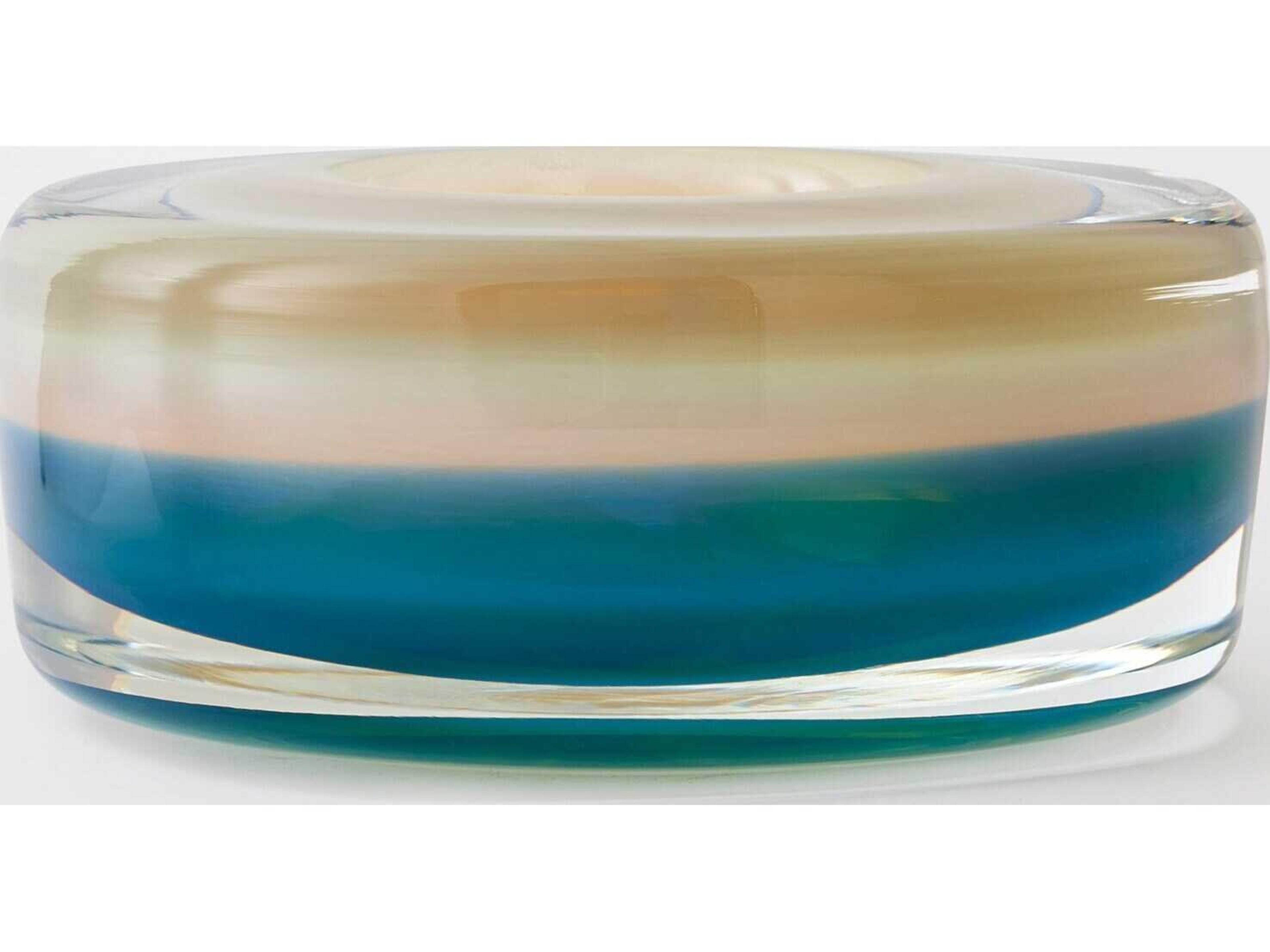 Global Views Thick Iris Gelp Decorative Plate