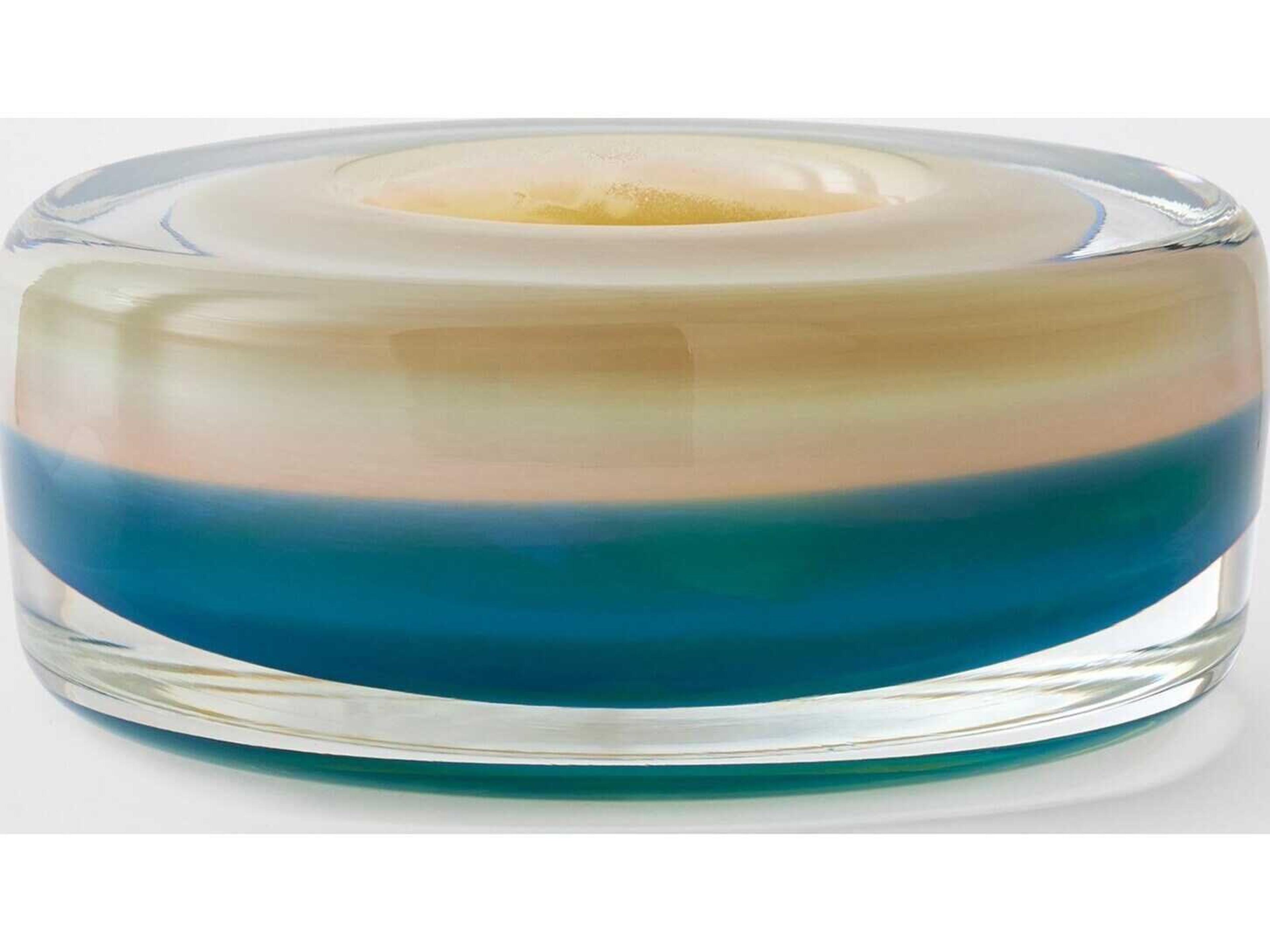 Global Views Thick Iris Gelp Decorative Plate