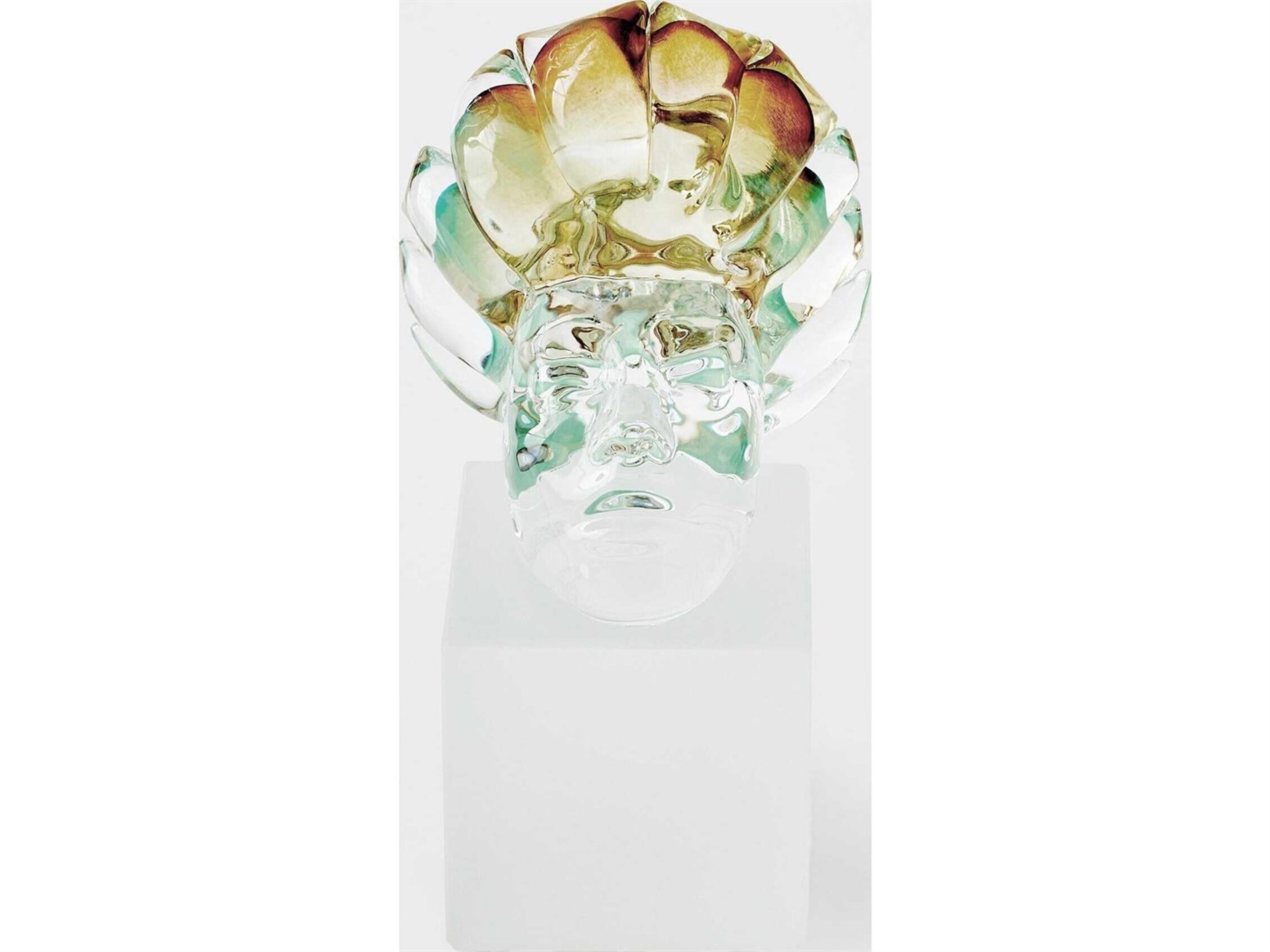 Global Views Royal Portrait-Scallop Pistachio amber Sculpture
