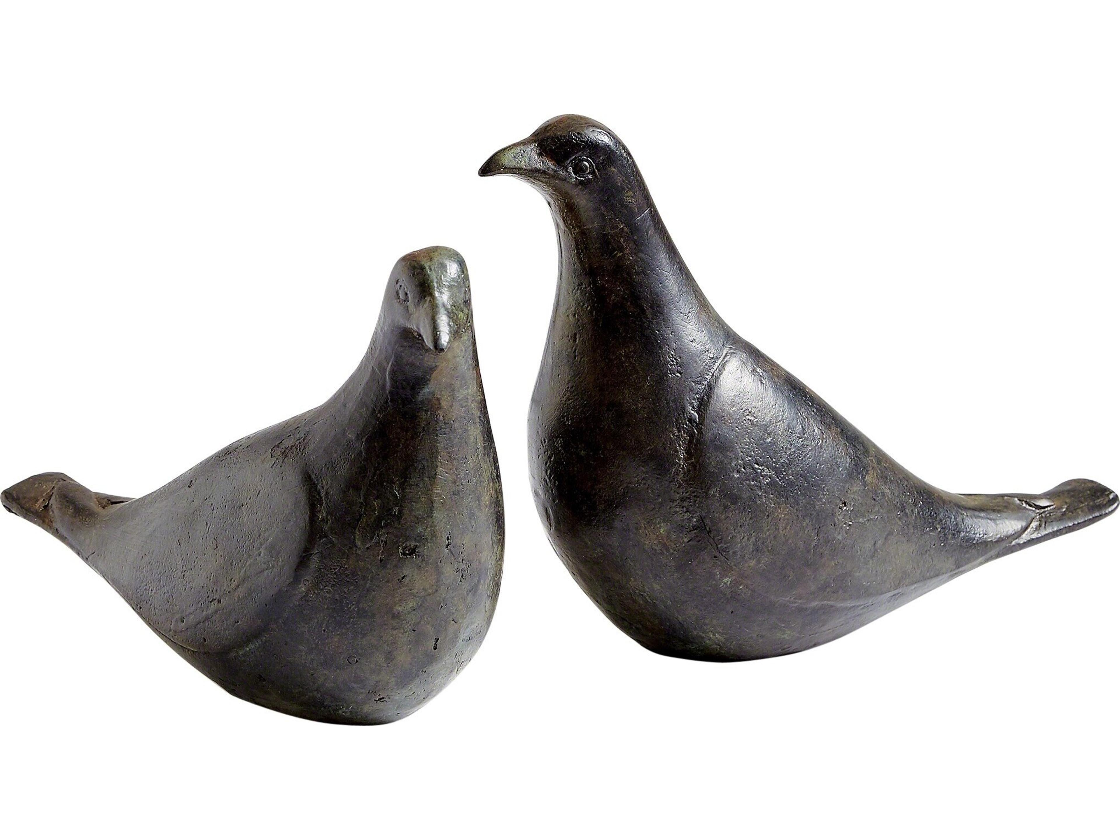 Global Views Doves-oiled Sculpture