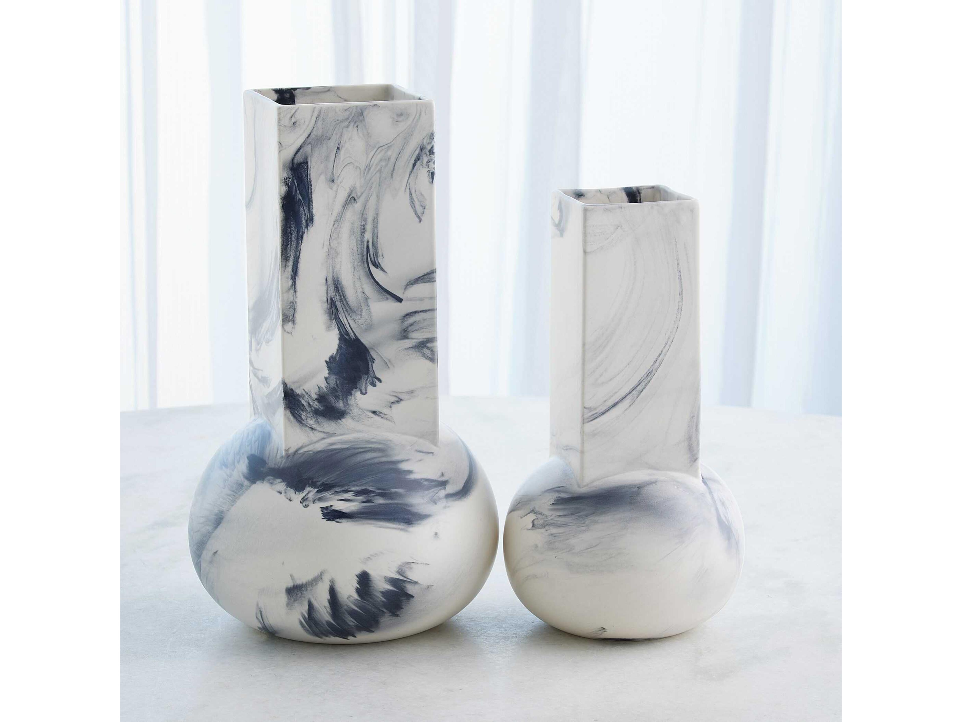 Global Views Crocus Blue Vase