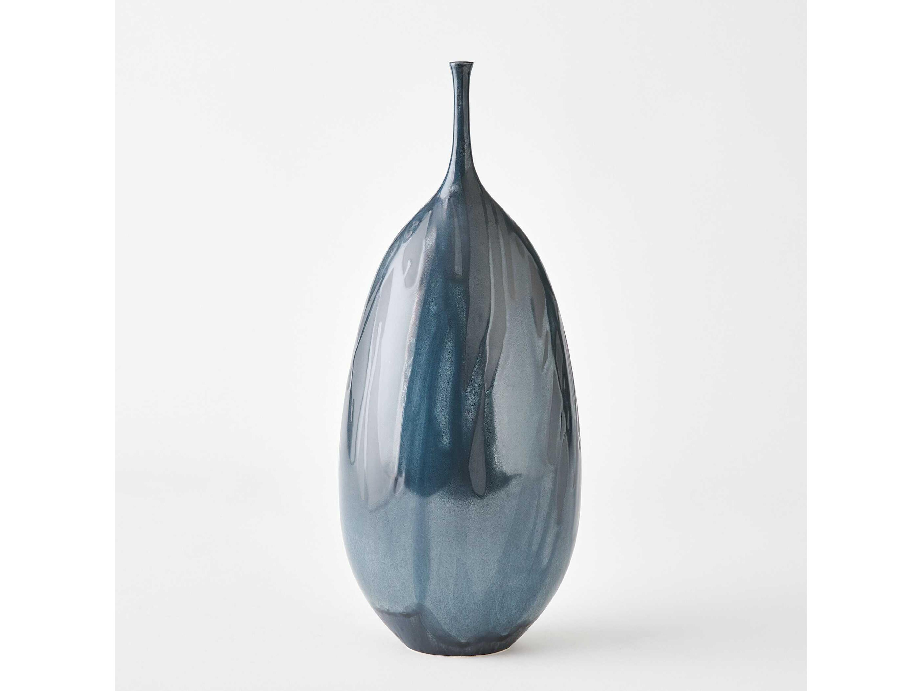 Global Views Splash Reactive Blue Bottle