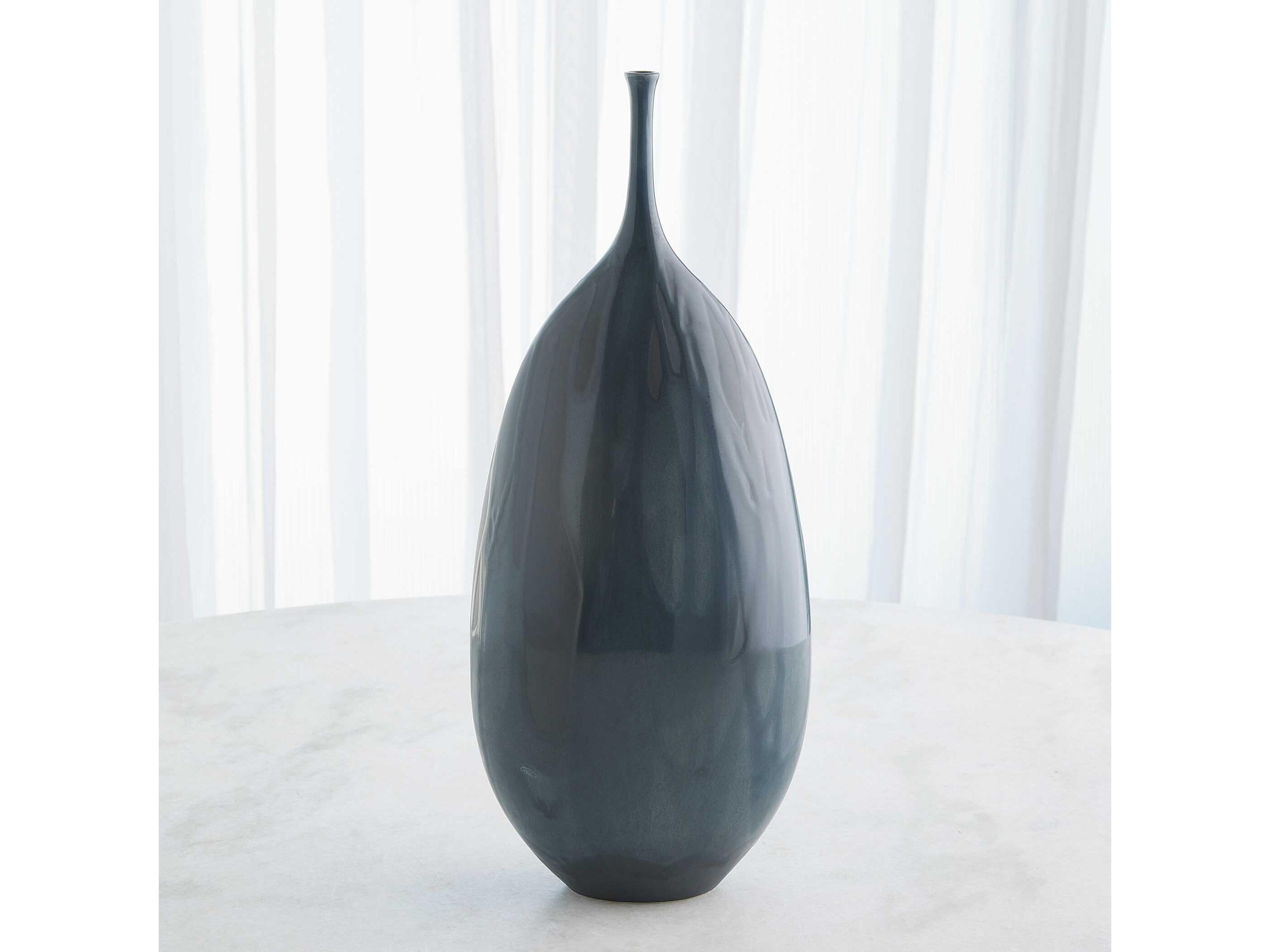 Global Views Splash Reactive Blue Bottle