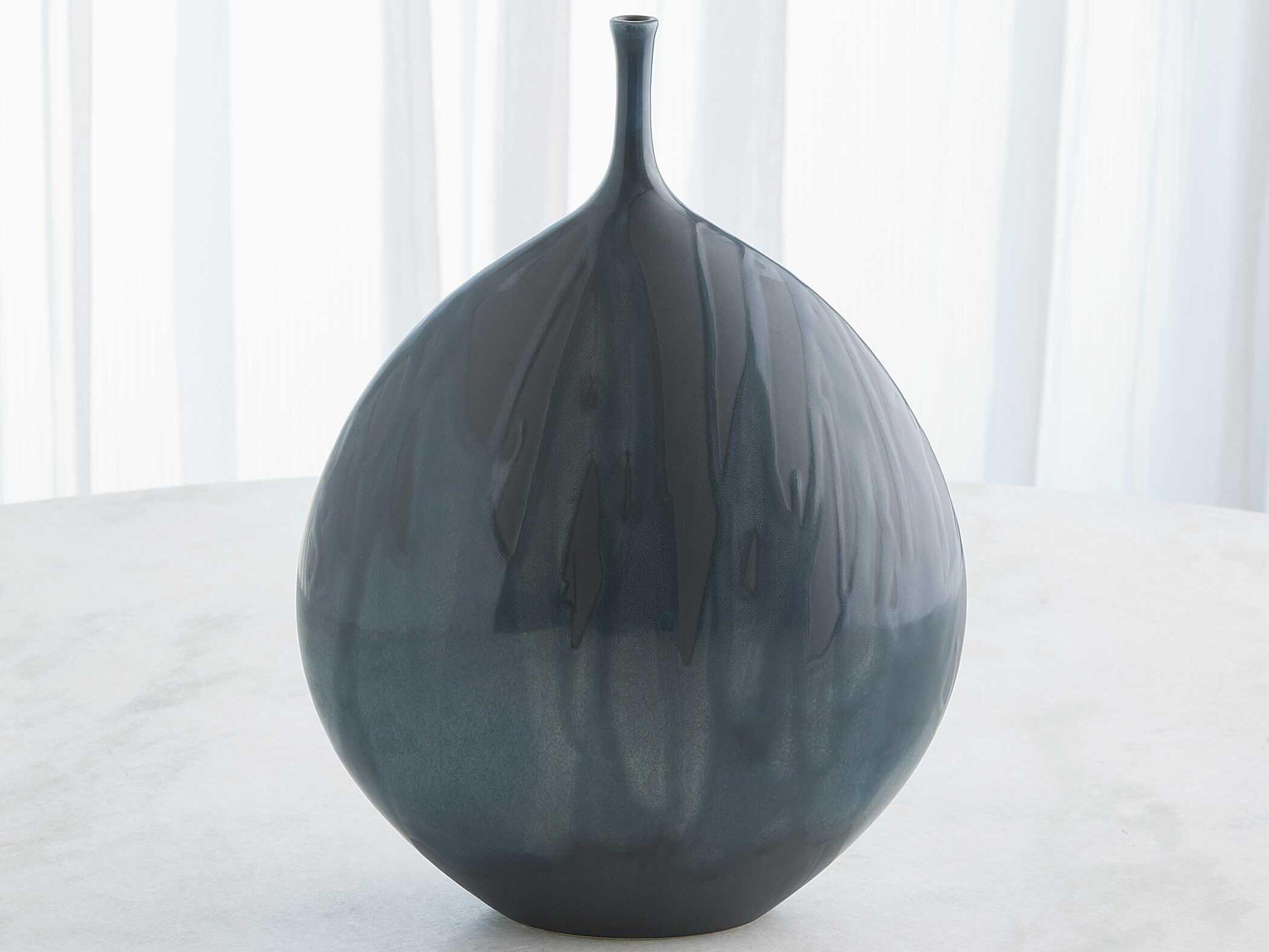 Global Views Splash Reactive Blue Bottle