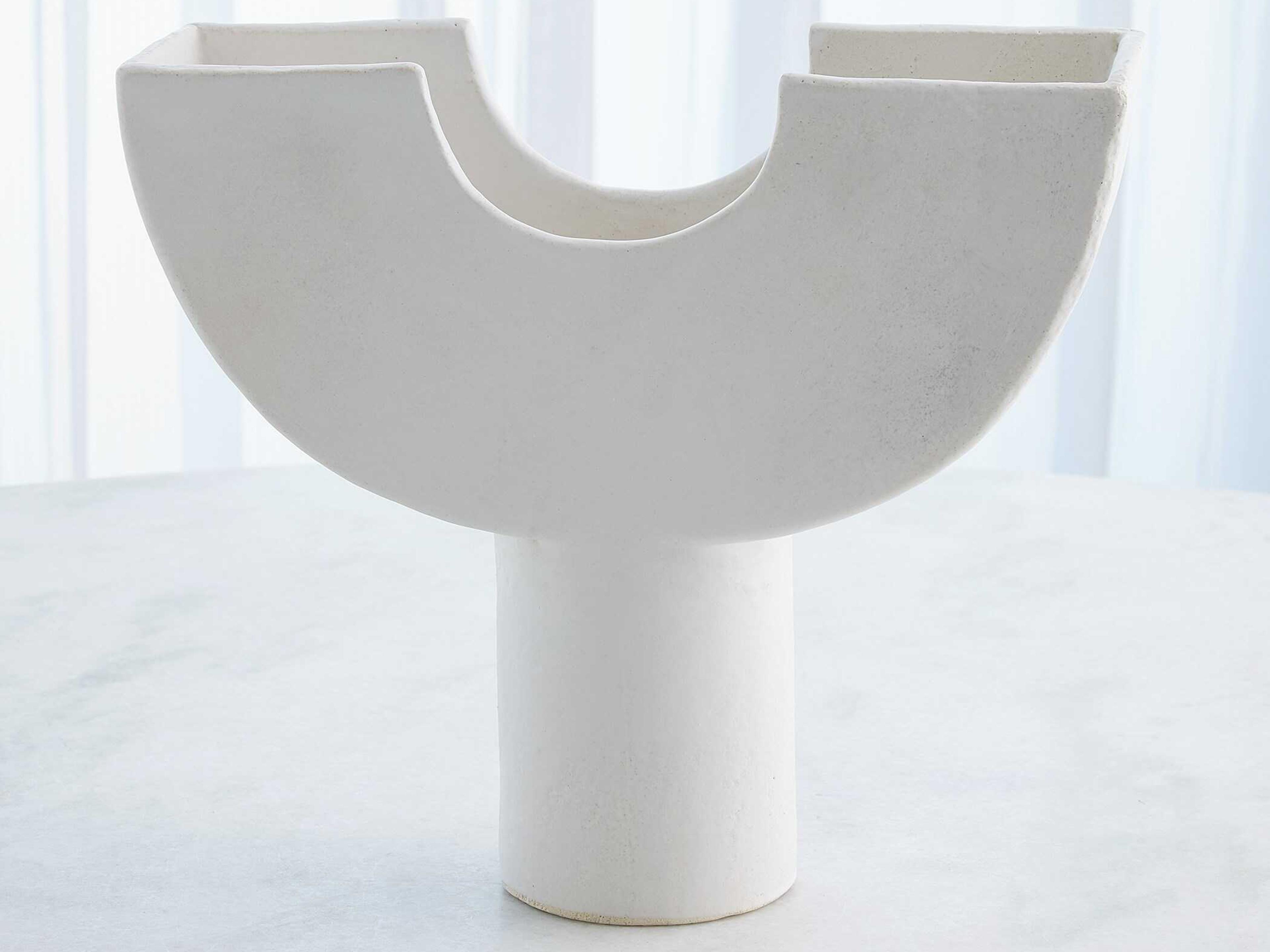 Global Views White Ponte Decorative Bowl
