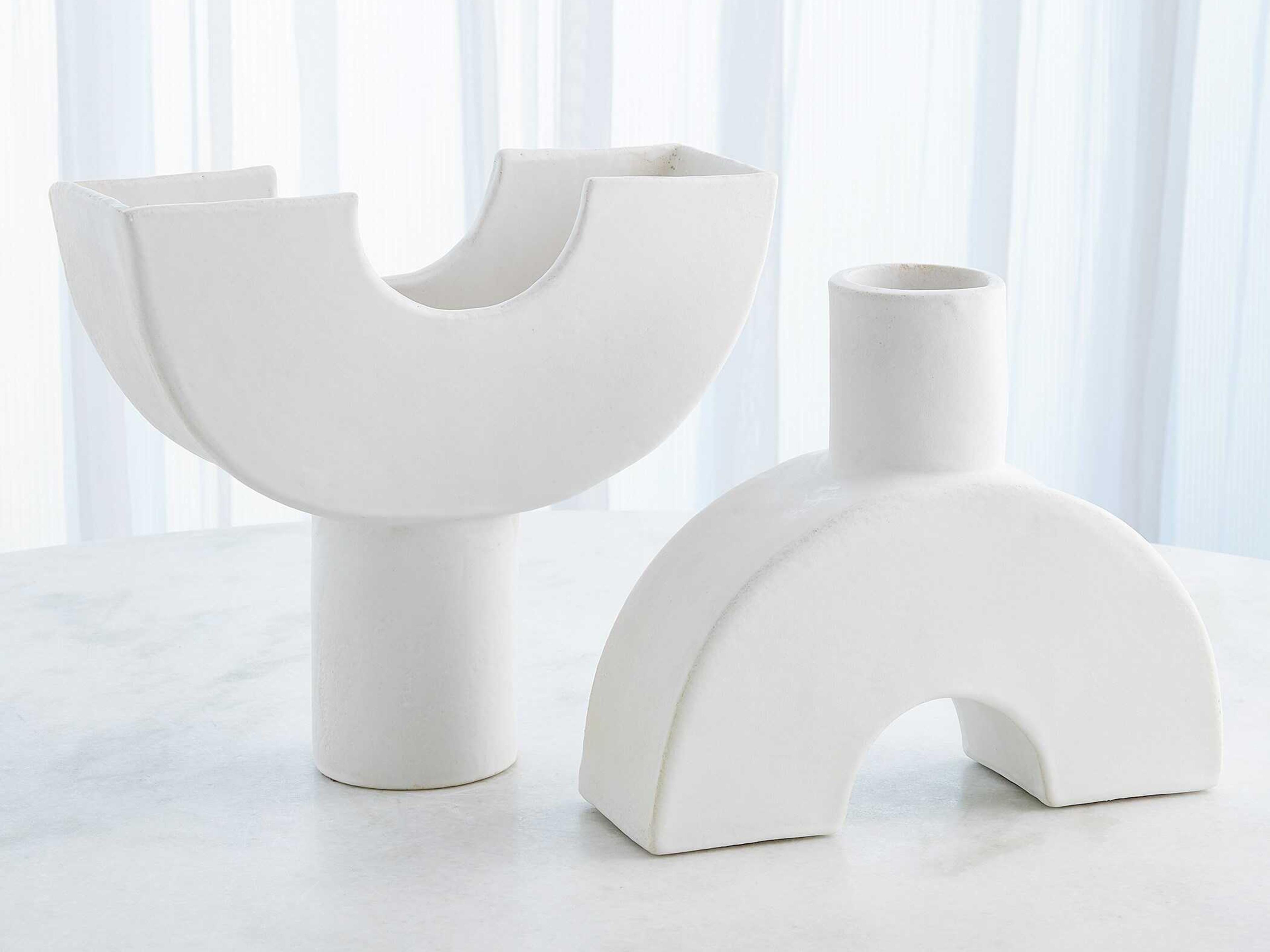 Global Views White Ponte Decorative Bowl