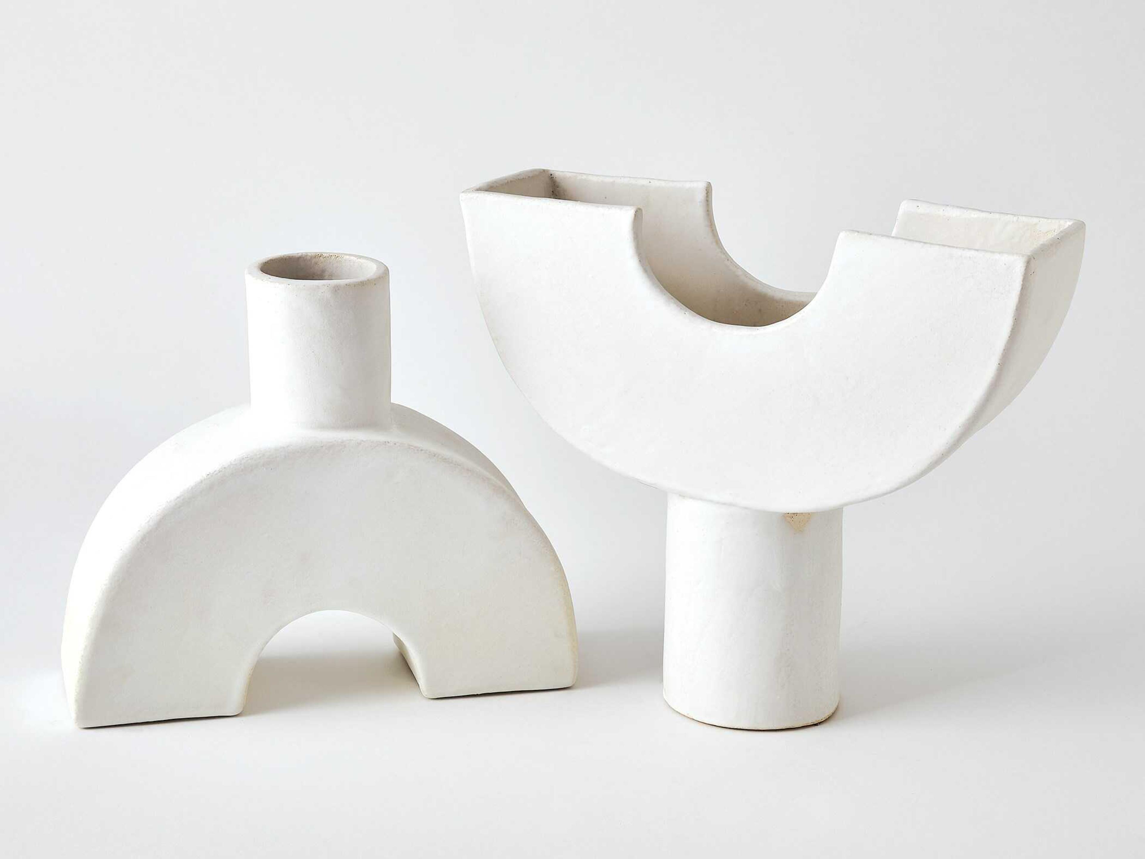 Global Views Ponte White Vase