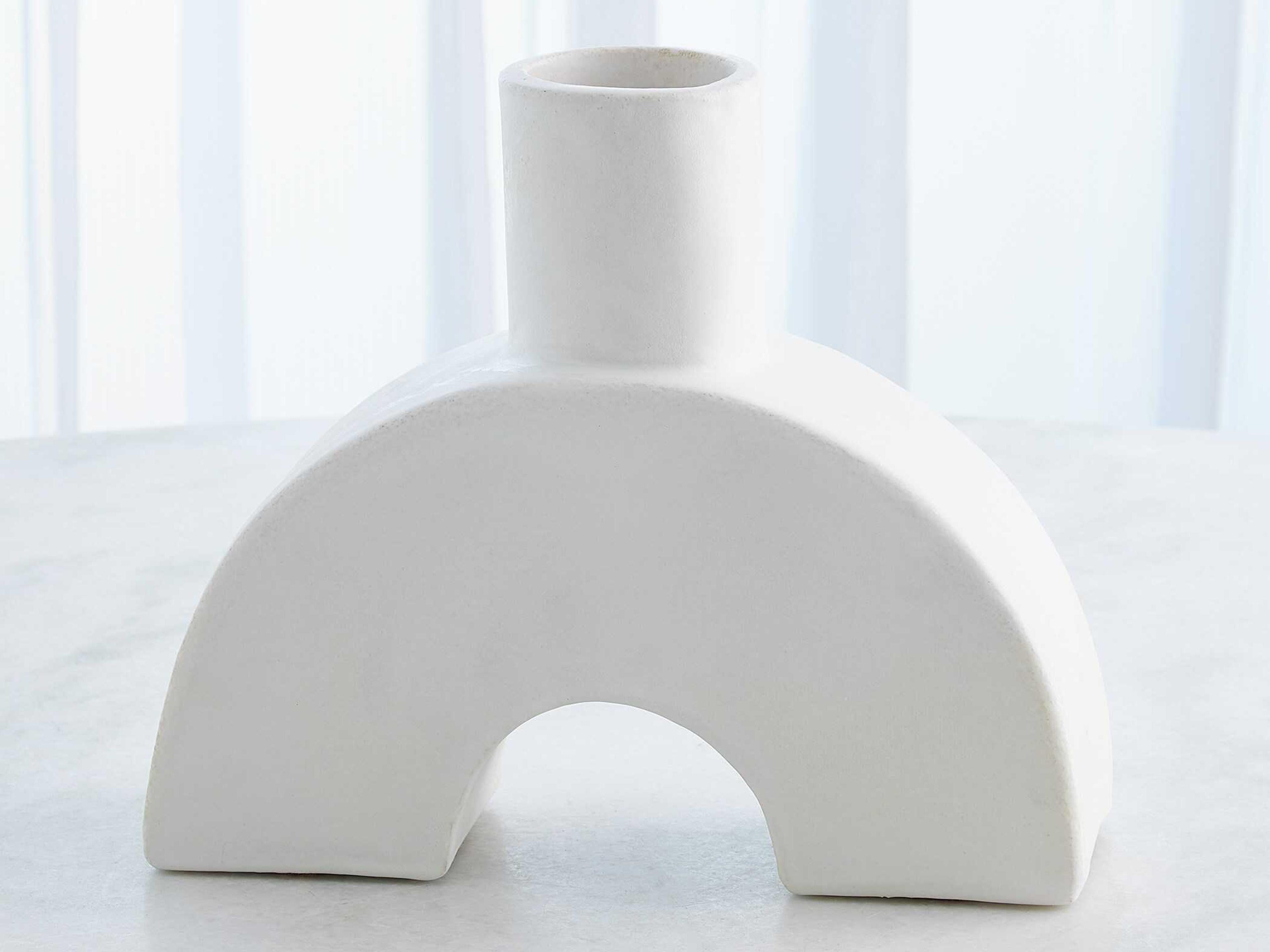Global Views Ponte White Vase