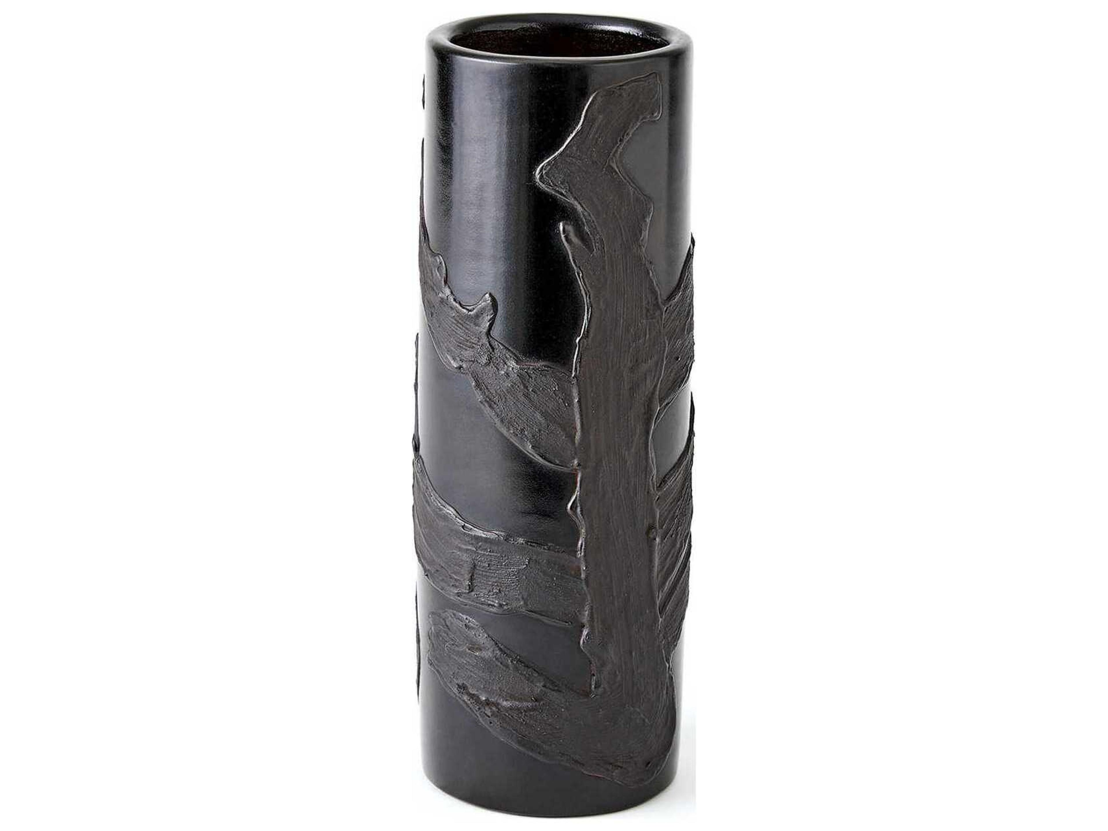 Catacaso Black 12" High Vase