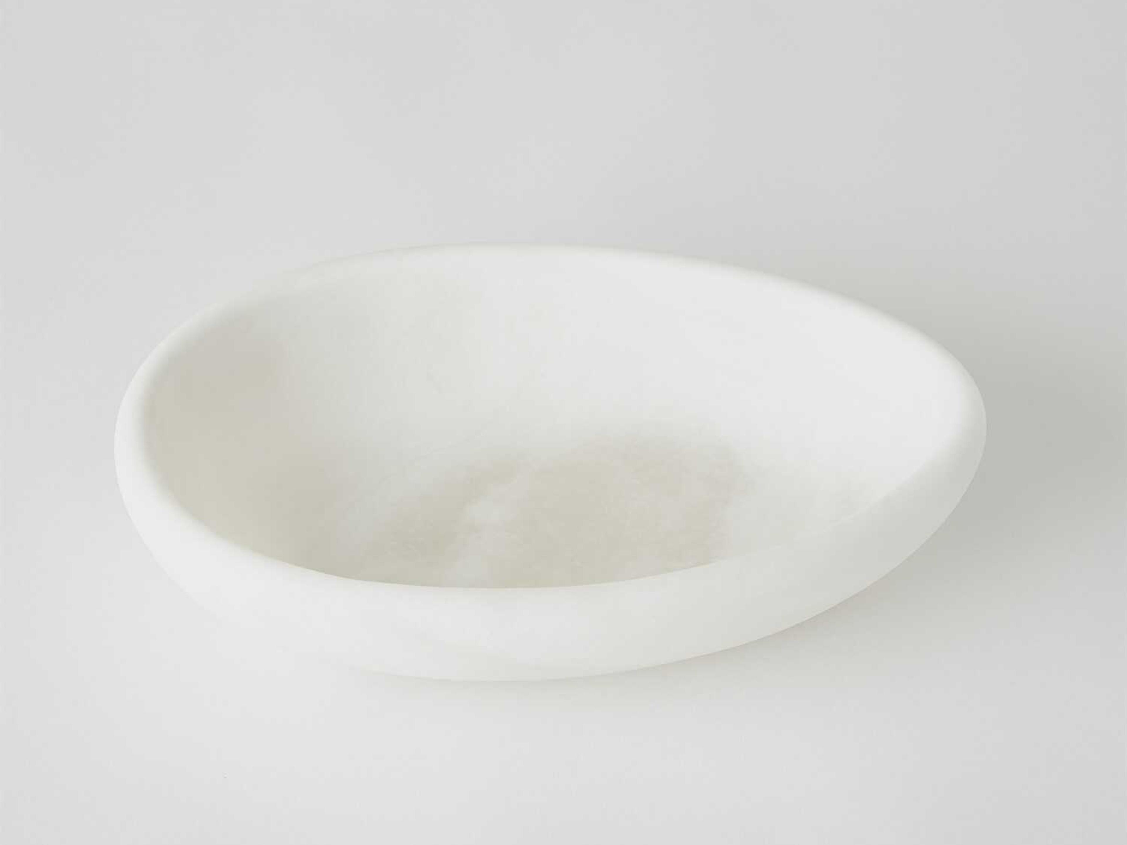 Oblique White 12" Bowl