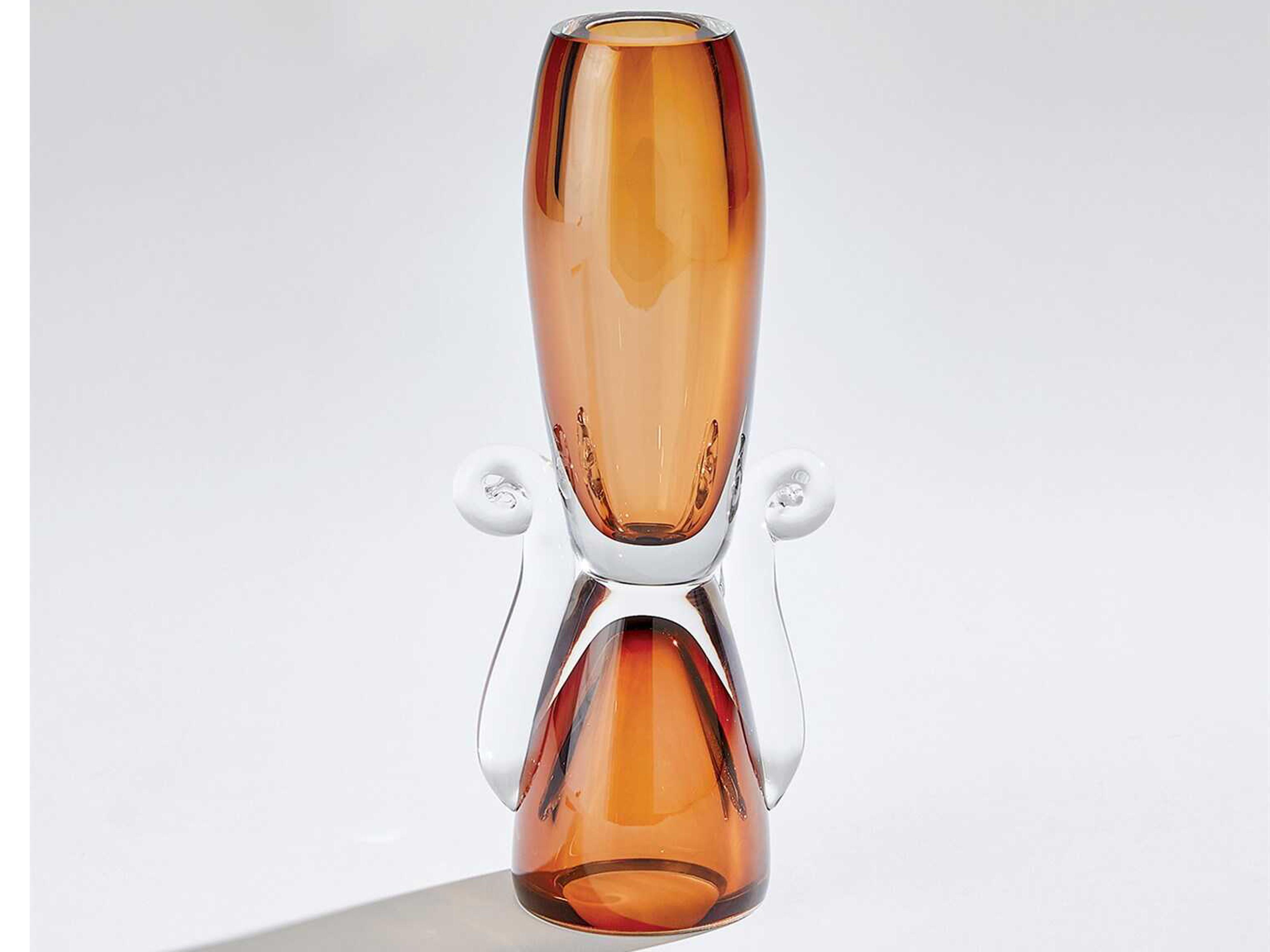 Global Views Lydia Amber 5" Vase