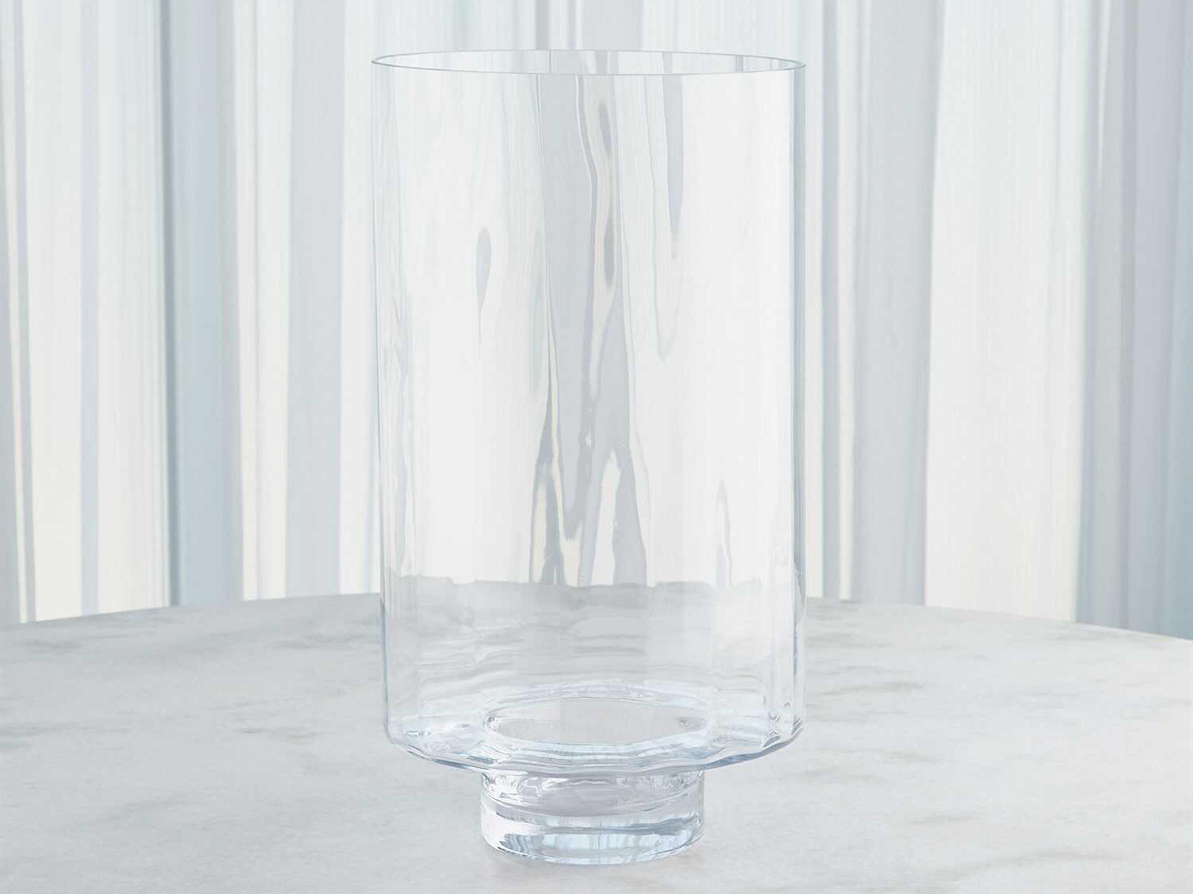 Global Views Epic Hurricane Clear 20" High Vase