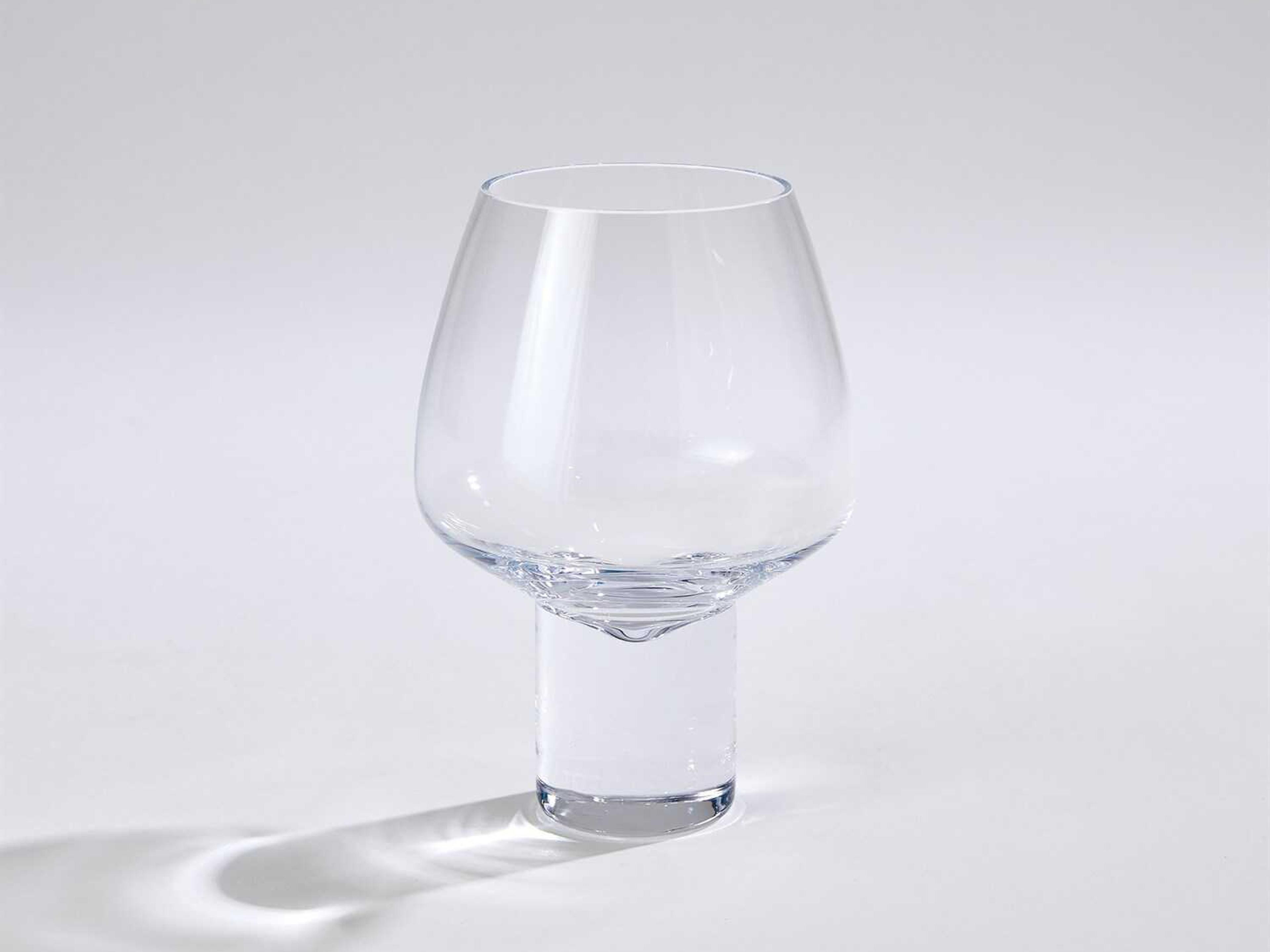 Global Views Jensen Clear Footed Wine Glass