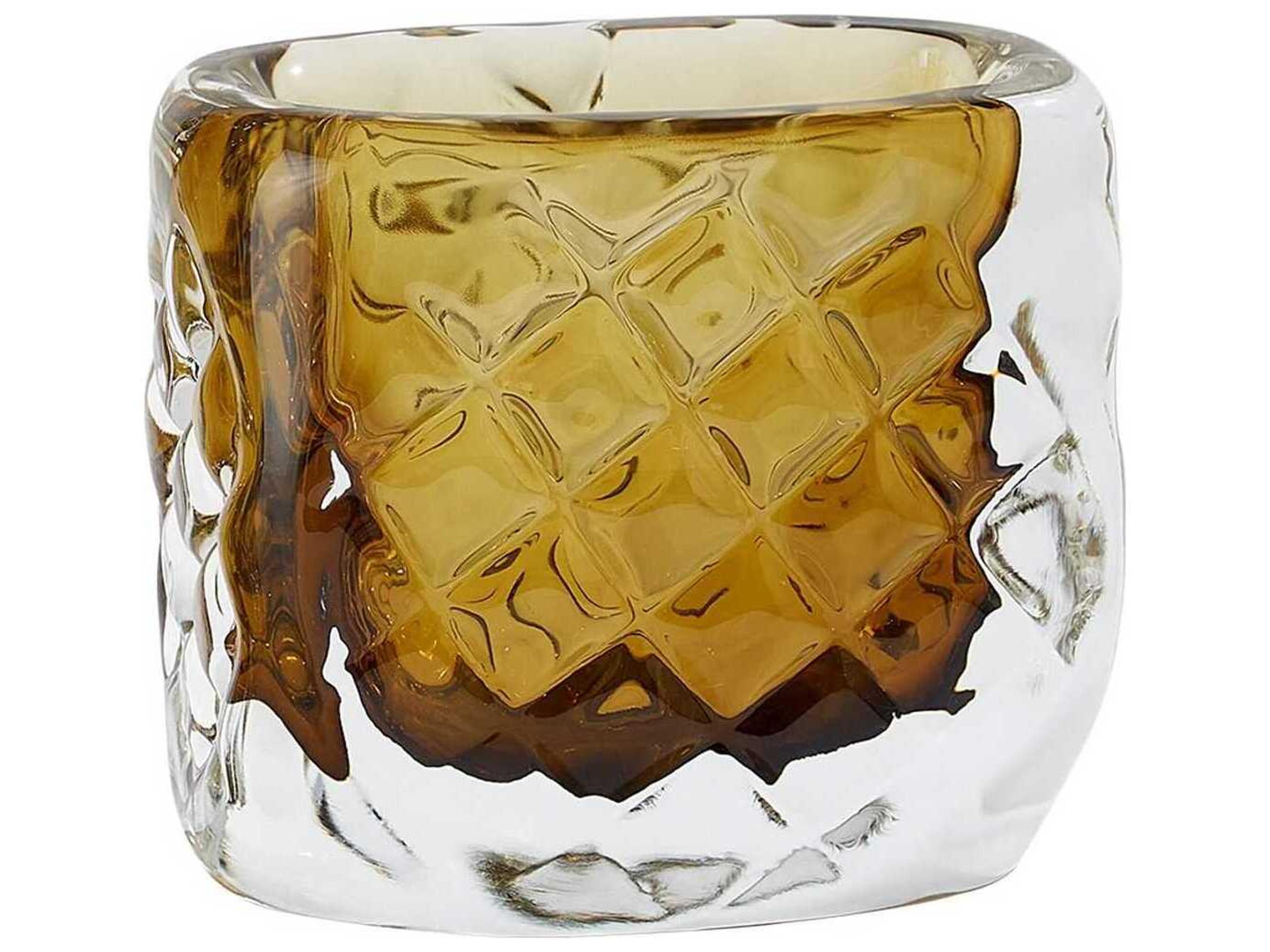 Quilted Moss Green Vase