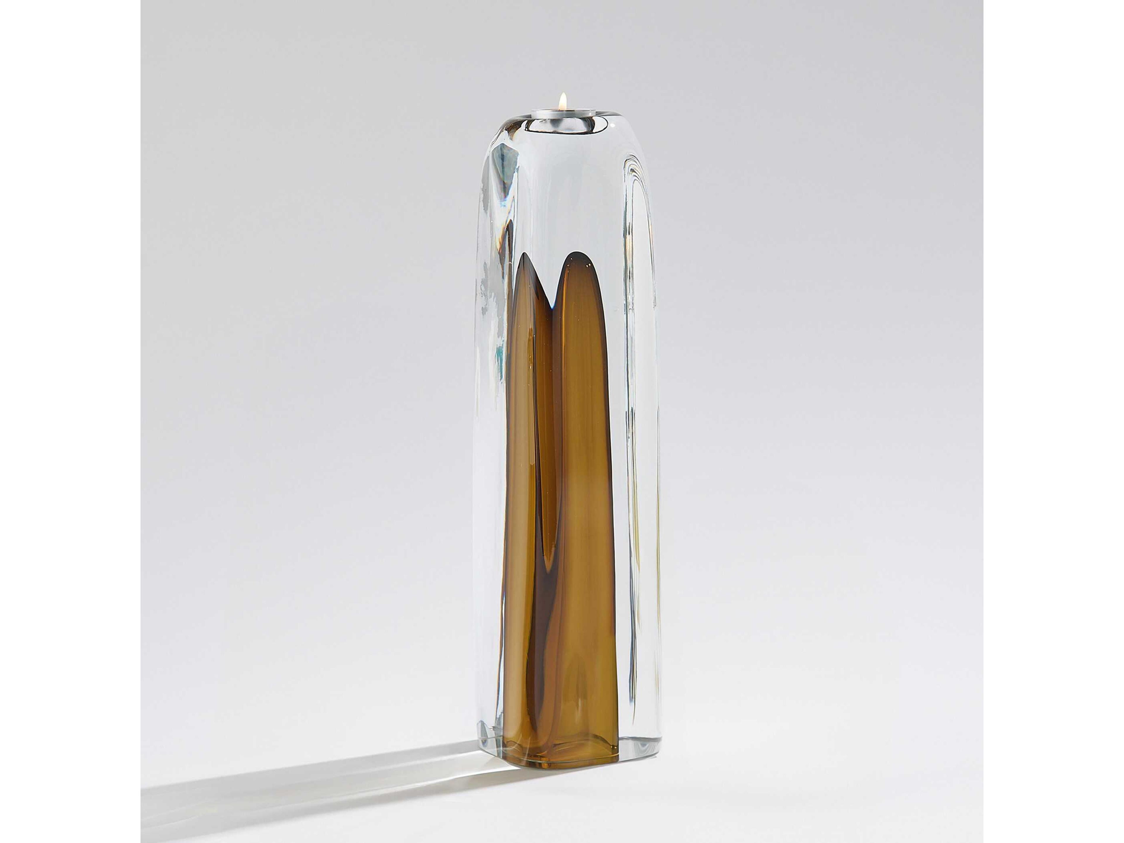 Global Views Moss Green Tower T-Lite Holder/Vase