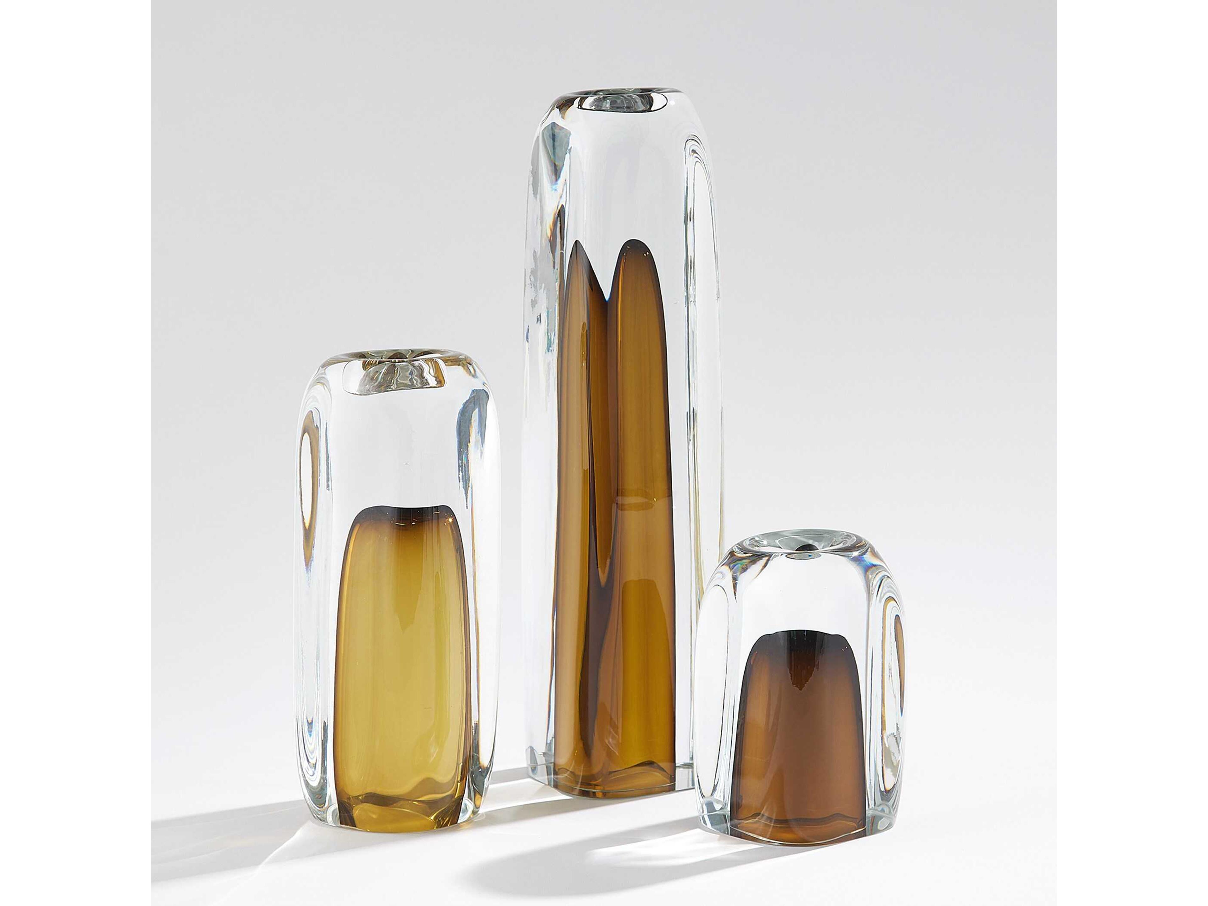 Global Views Moss Green Tower T-Lite Holder/Vase