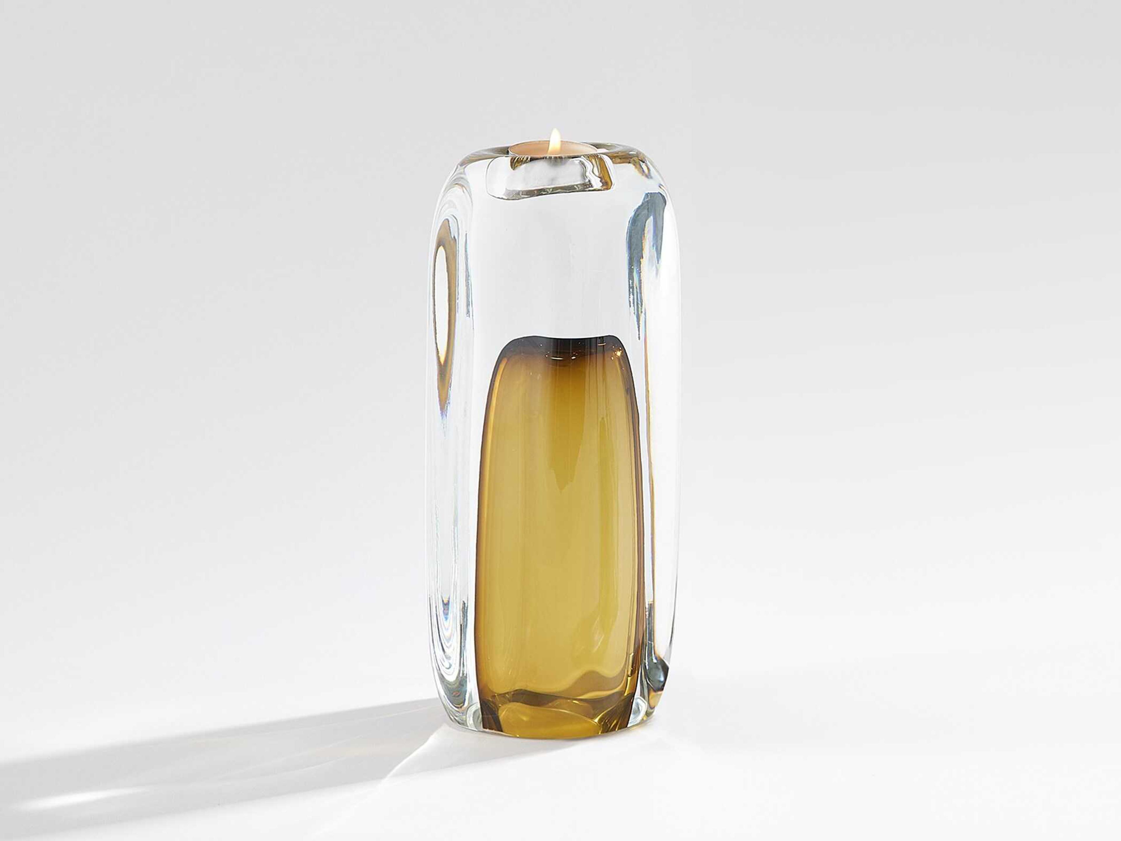 Global Views Moss Green Tower T-Lite Holder/Vase