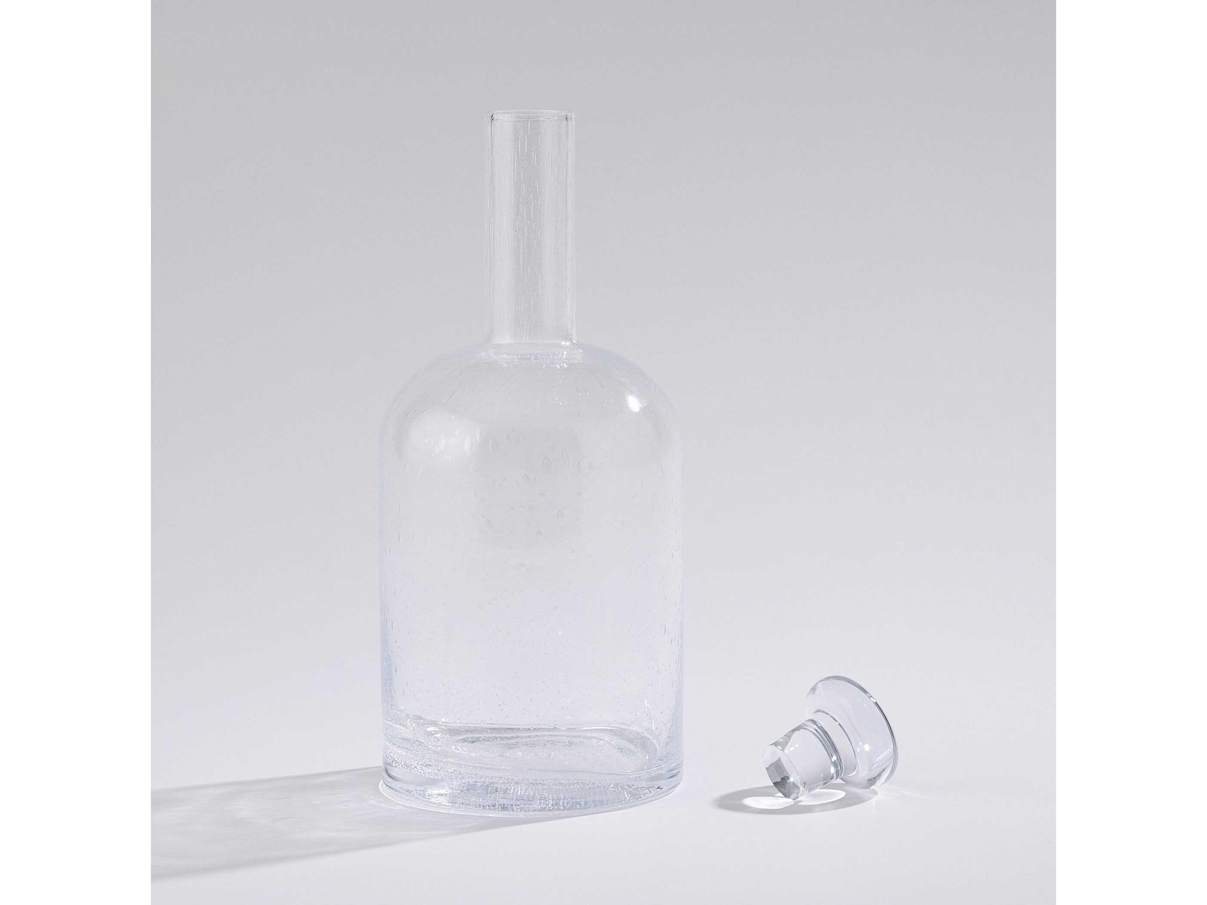 Global Views Necked Seeded Decanter