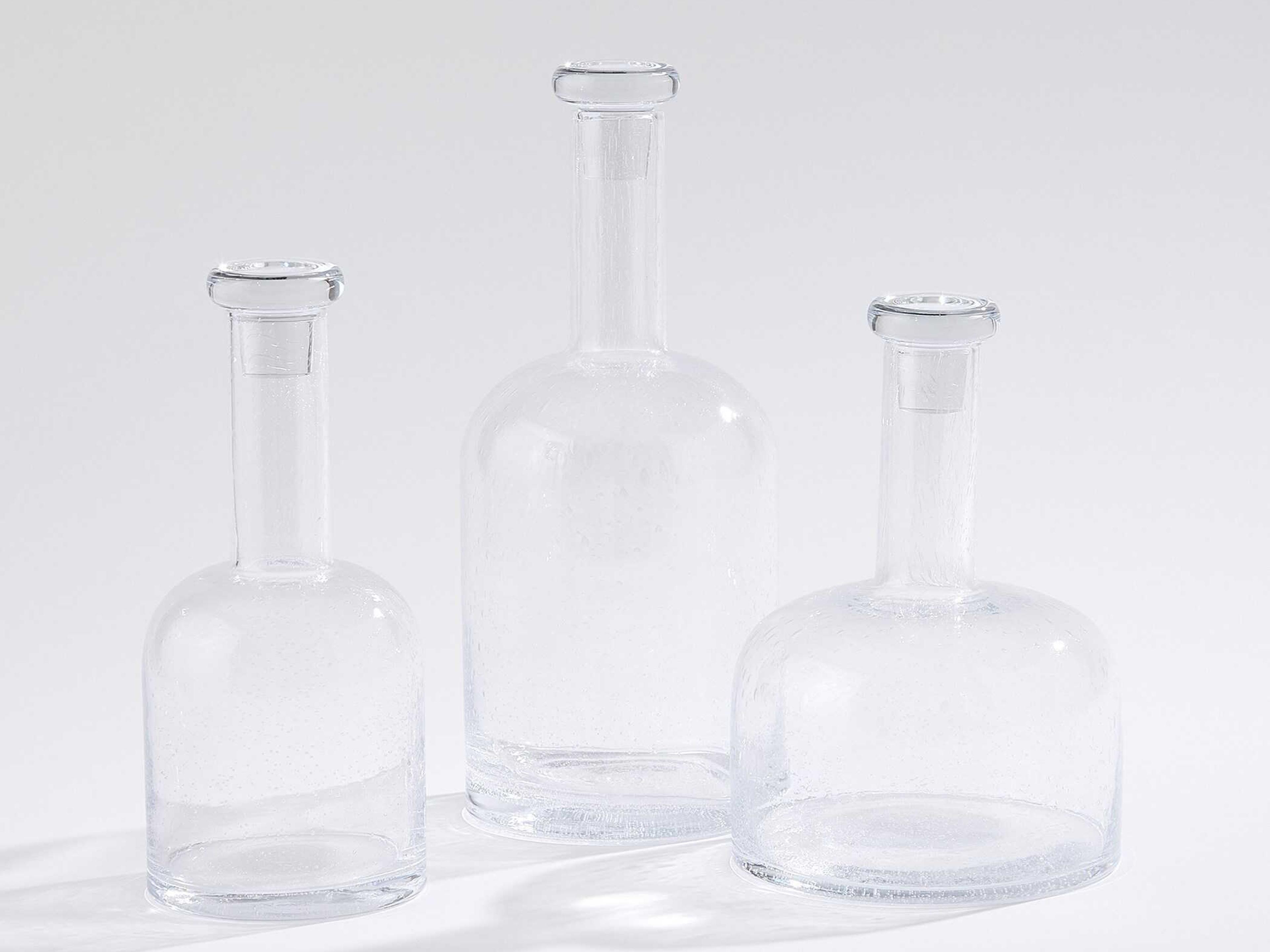 Global Views Necked Seeded Decanter