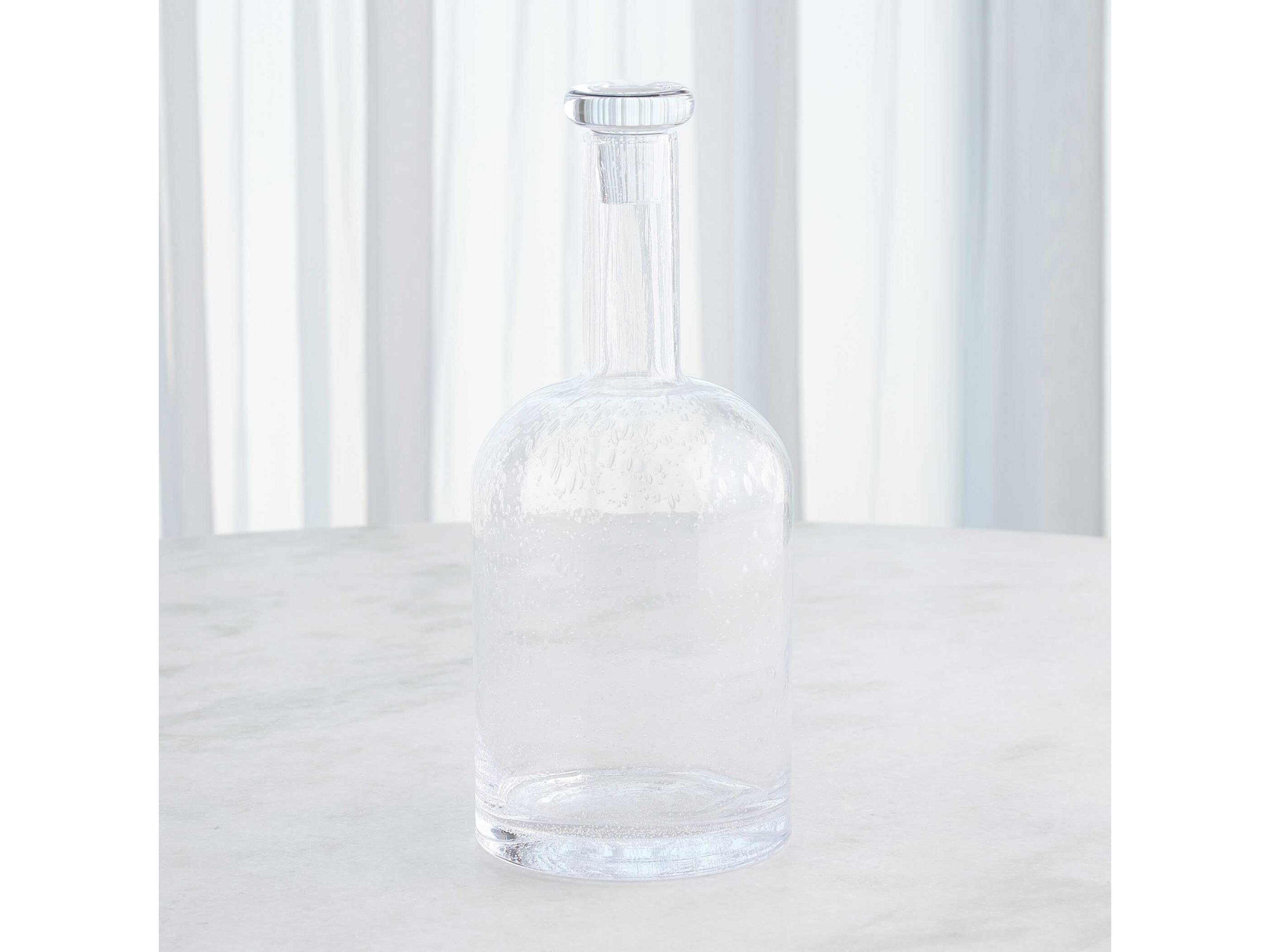 Global Views Necked Seeded Decanter