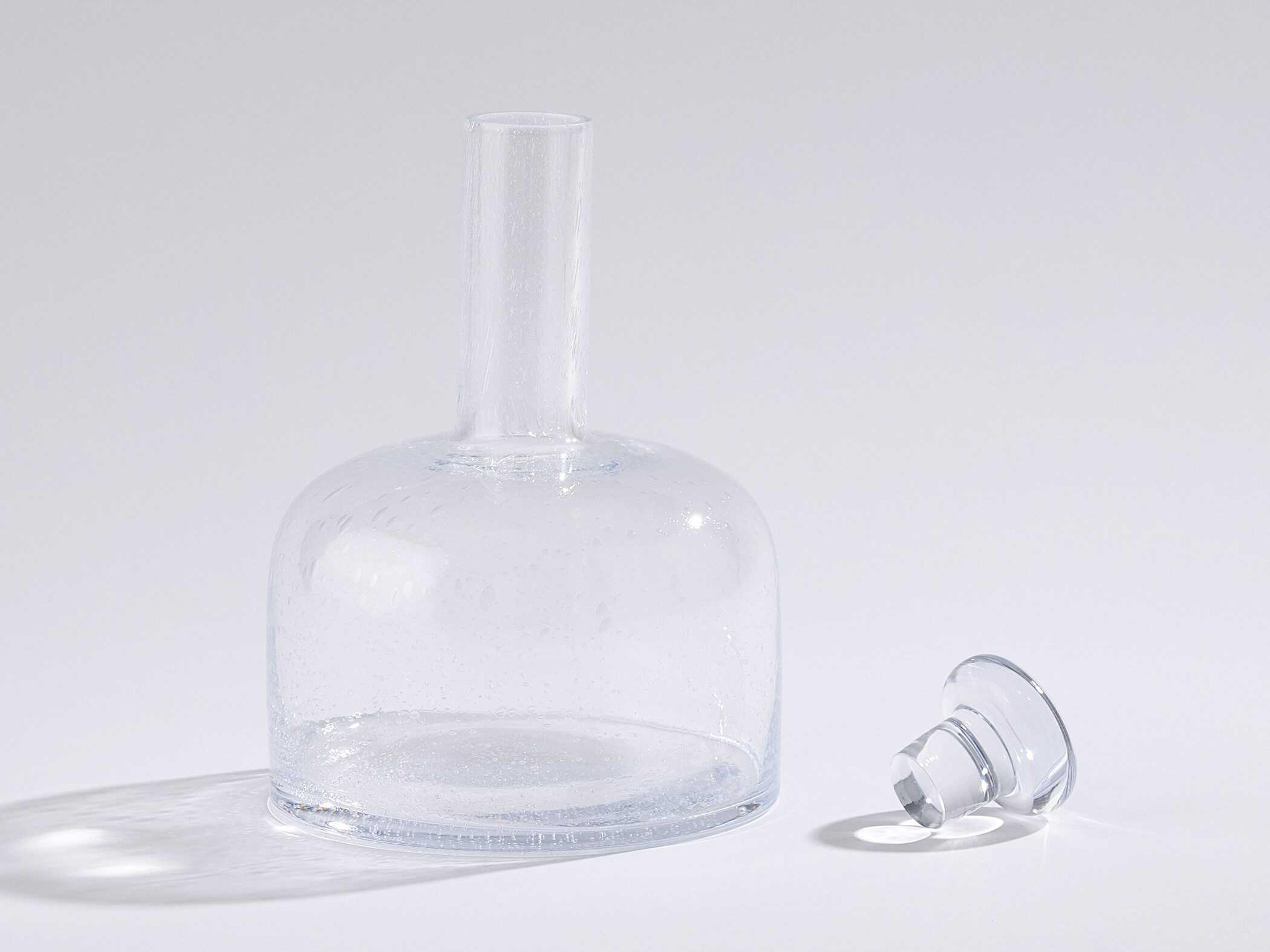 Global Views Necked Seeded Decanter