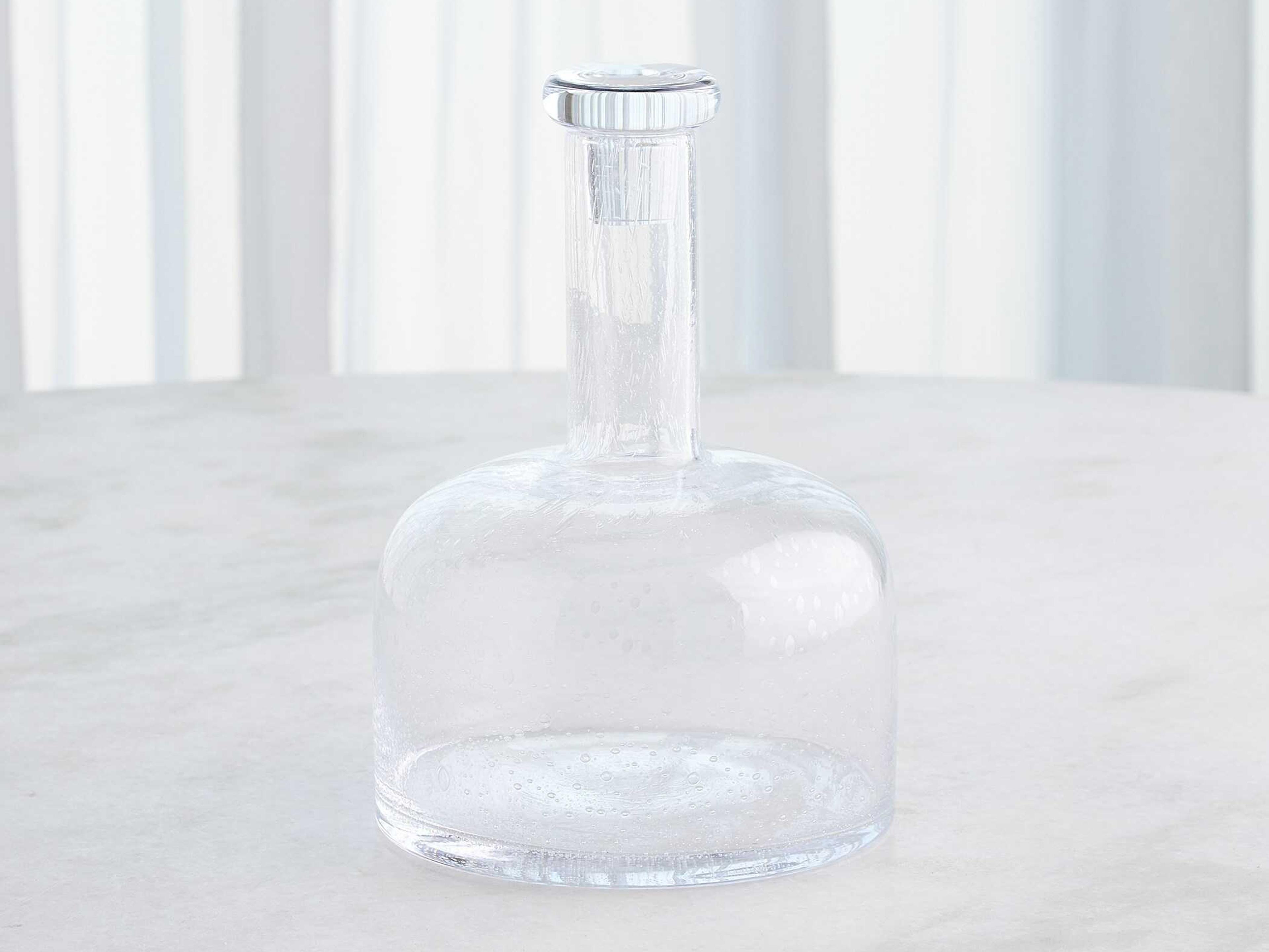 Global Views Necked Seeded Decanter