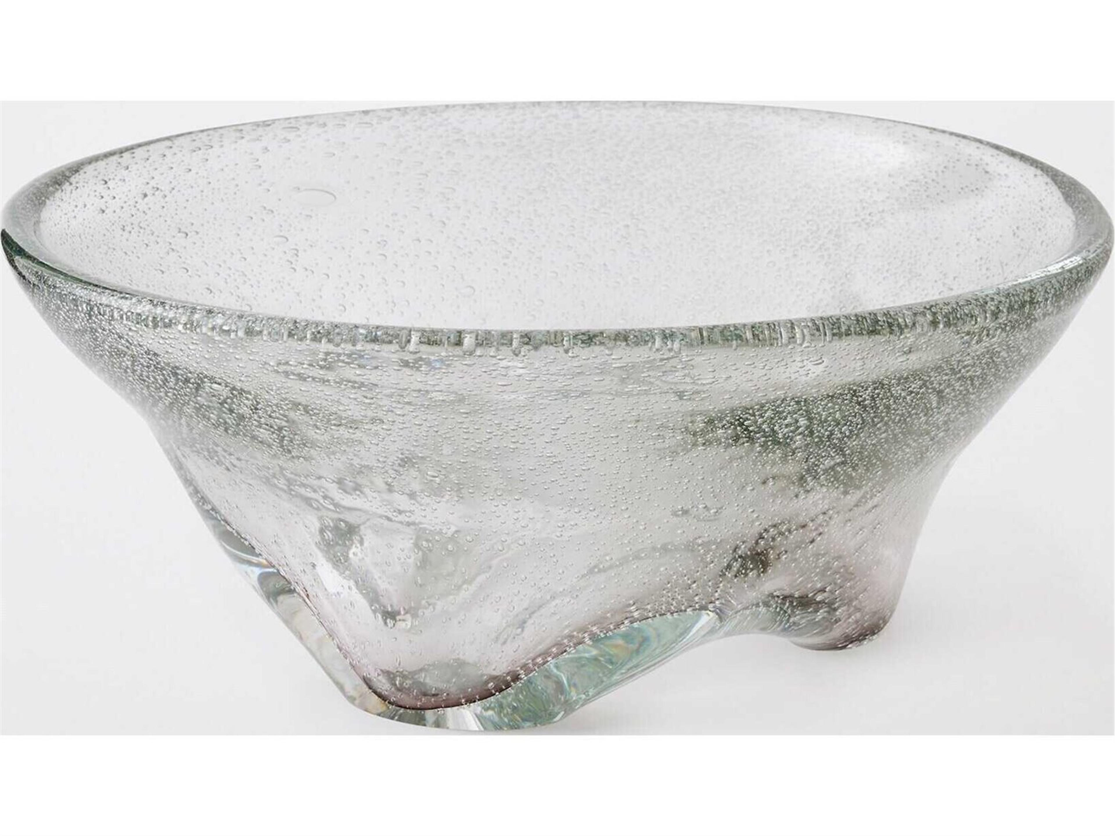 Global Views Triad Gray Decorative Plate