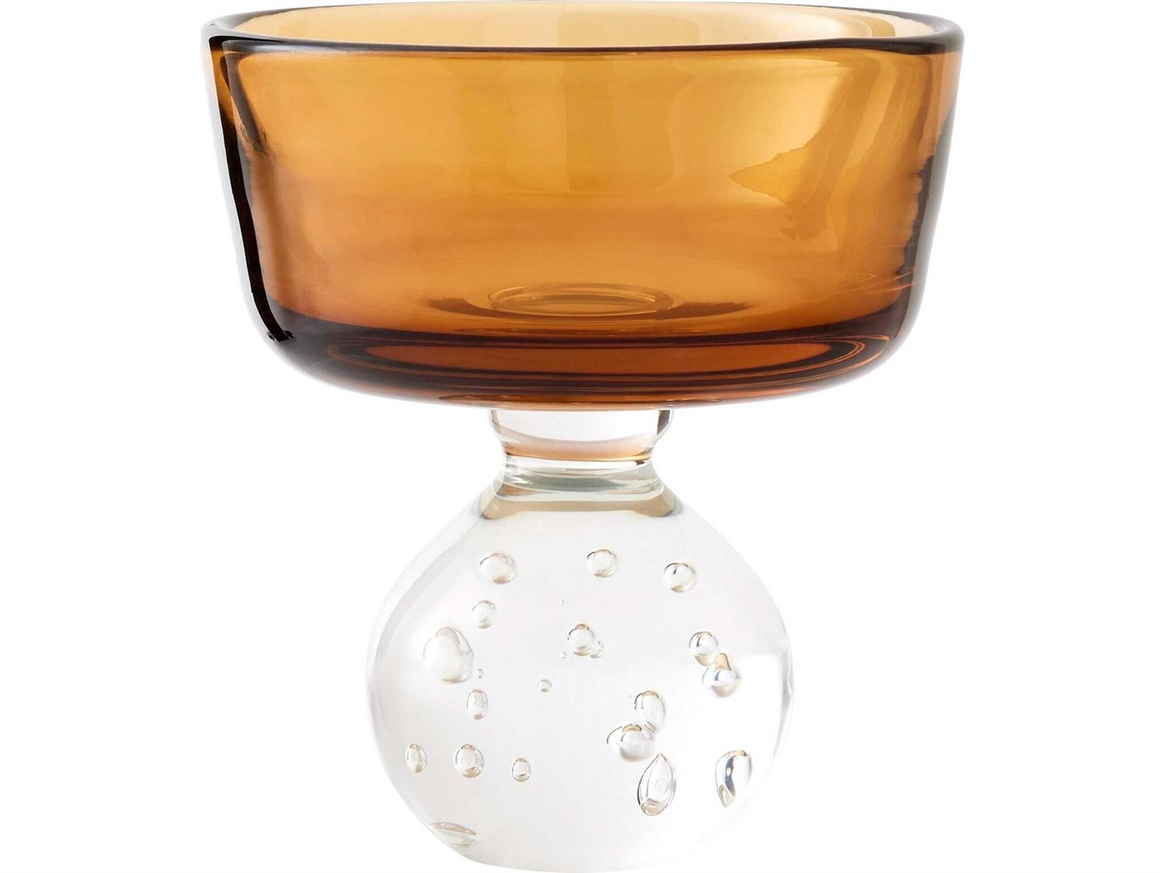 Bella Amber Clear Decorative Plate