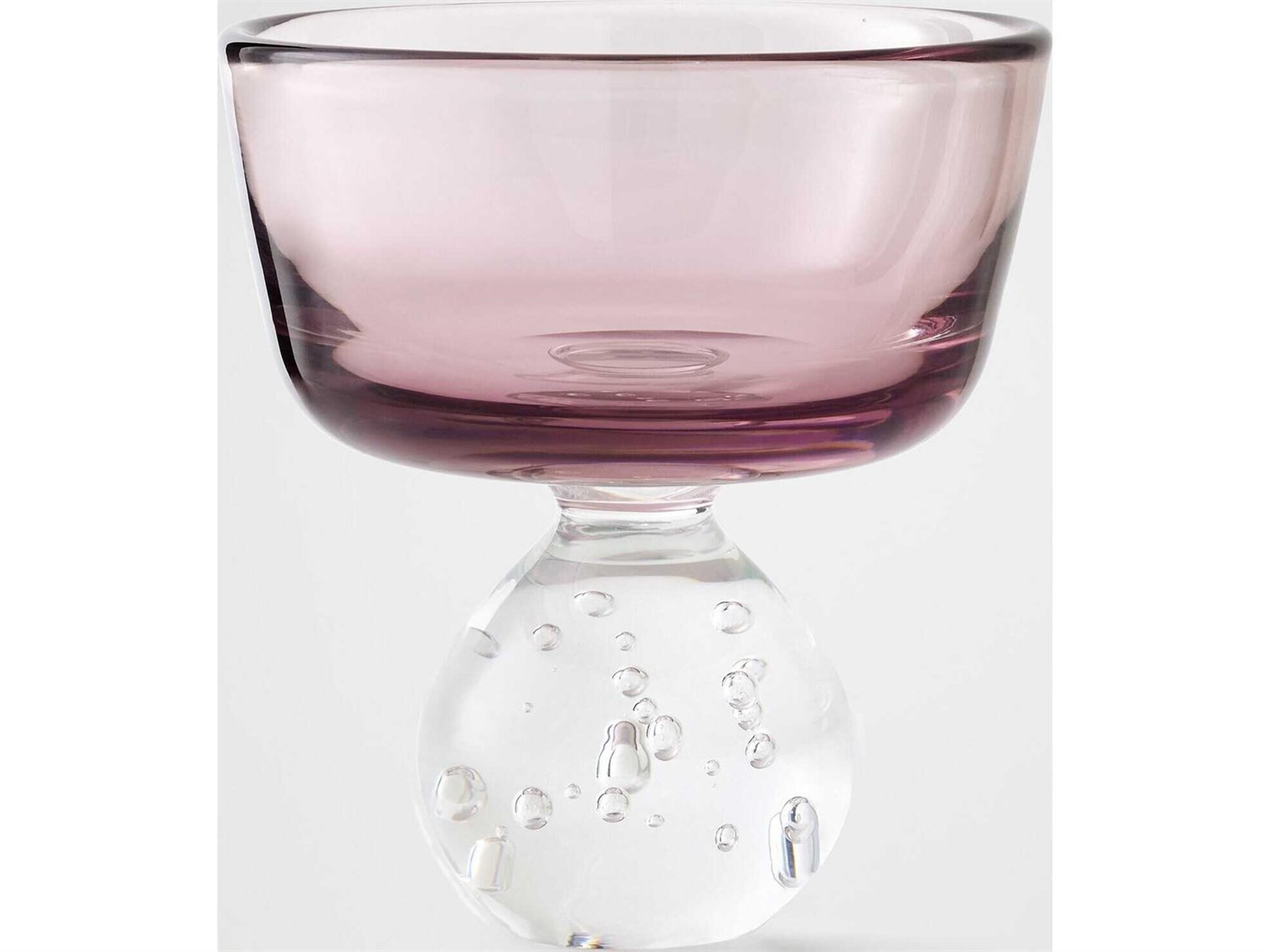 Global Views Bella Amethyst Clear Decorative Plate