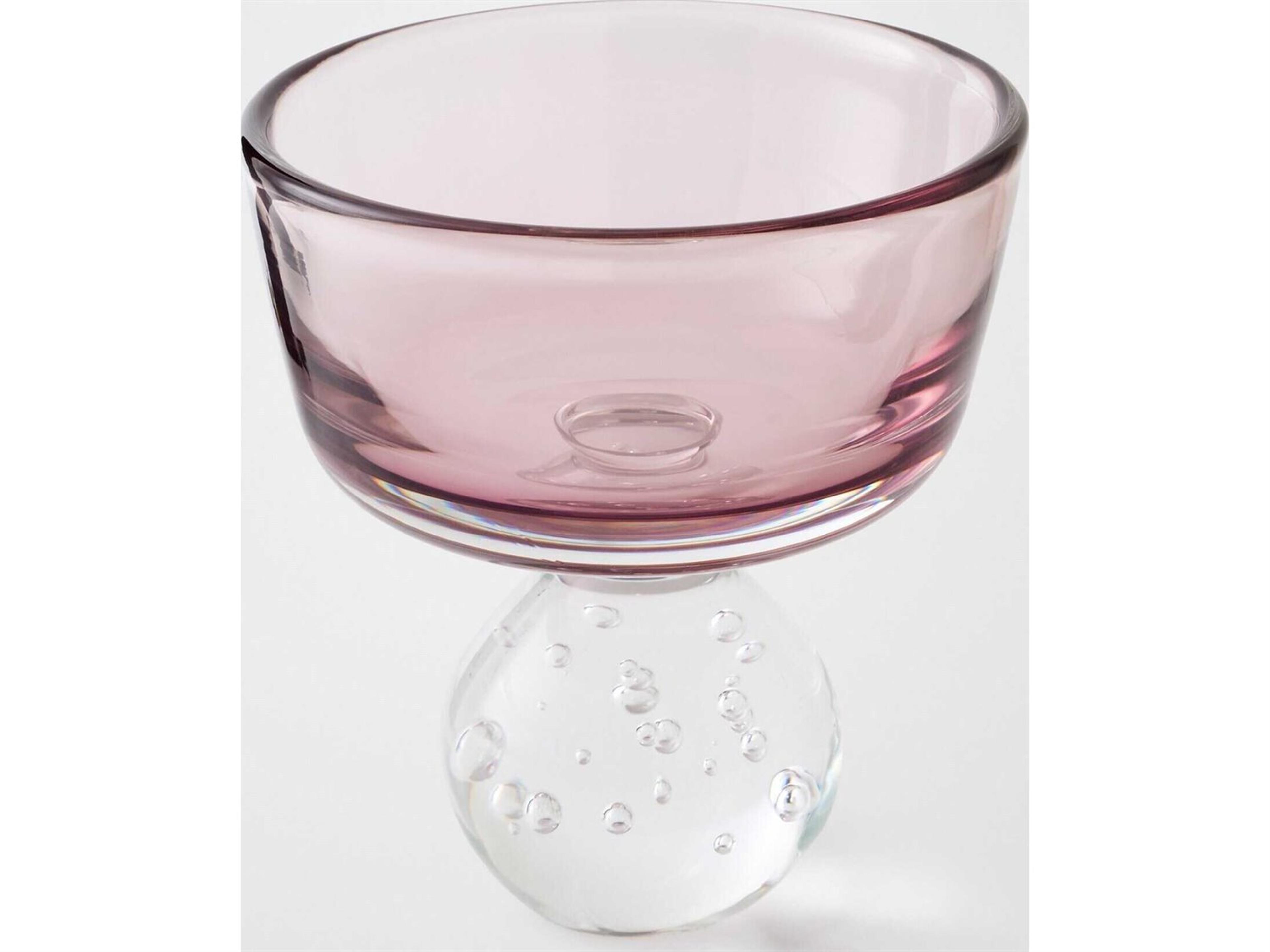 Global Views Bella Amethyst Clear Decorative Plate