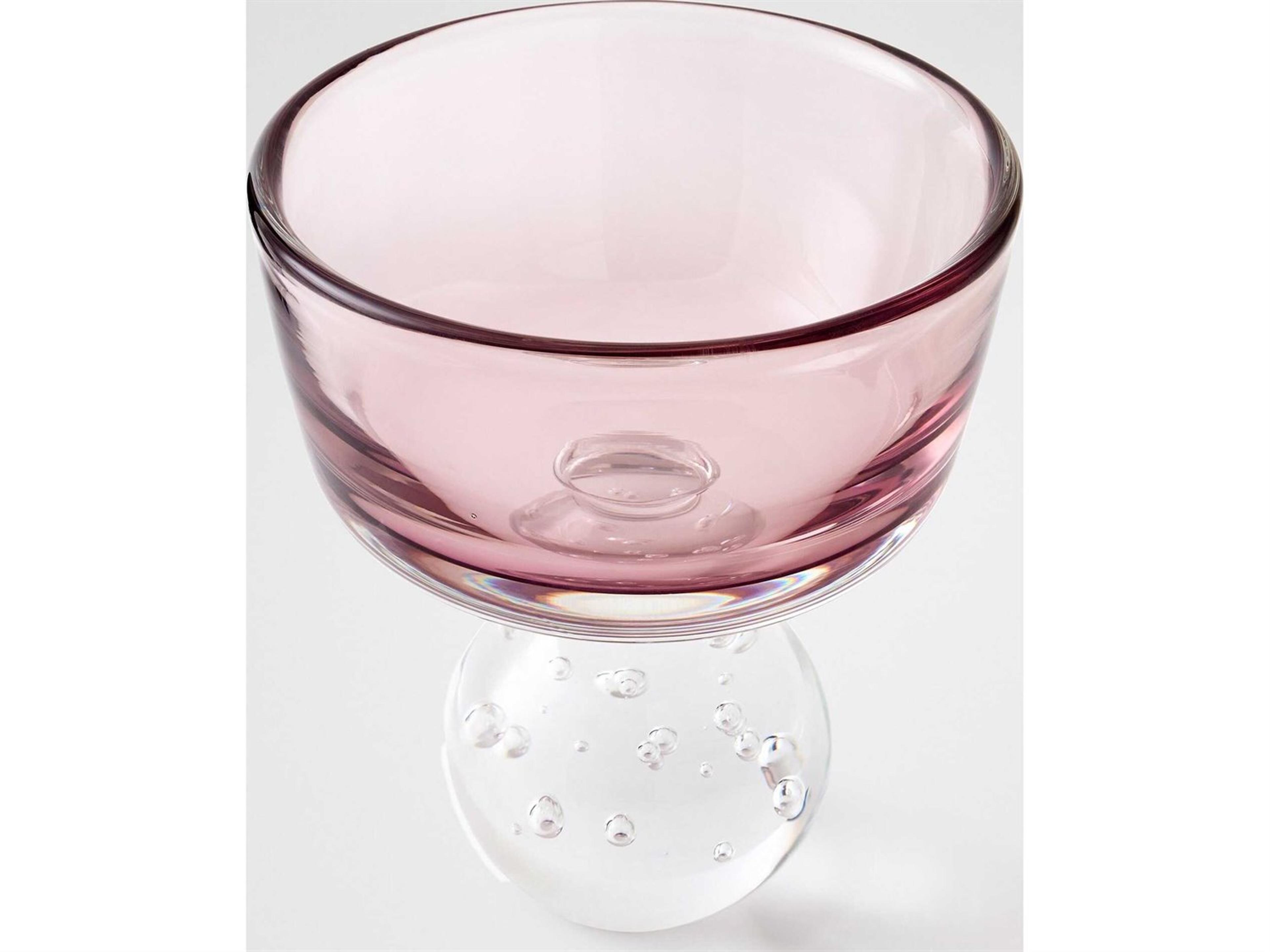 Global Views Bella Amethyst Clear Decorative Plate