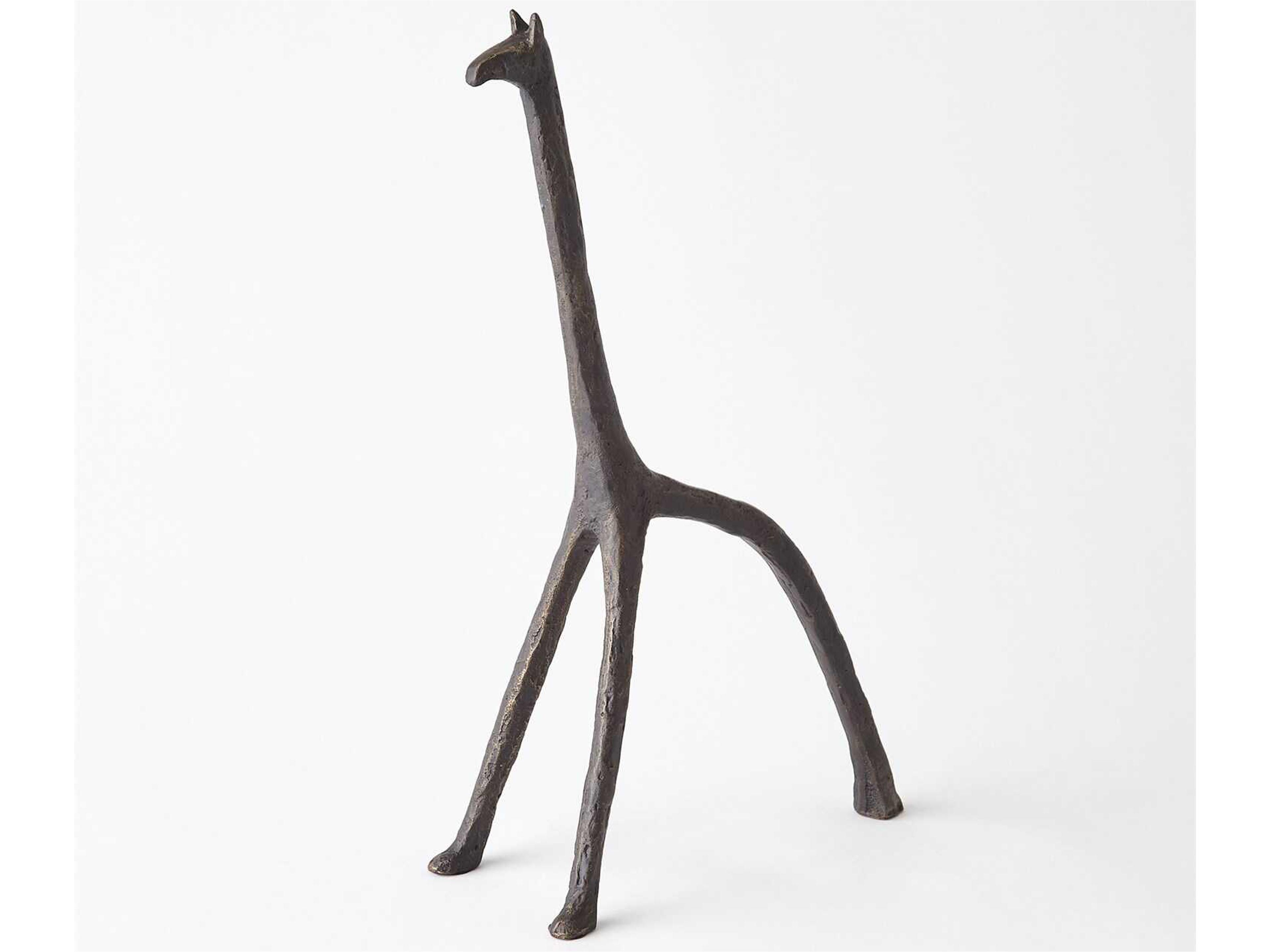 Global Views Iron Giraffe 9" Sculpture