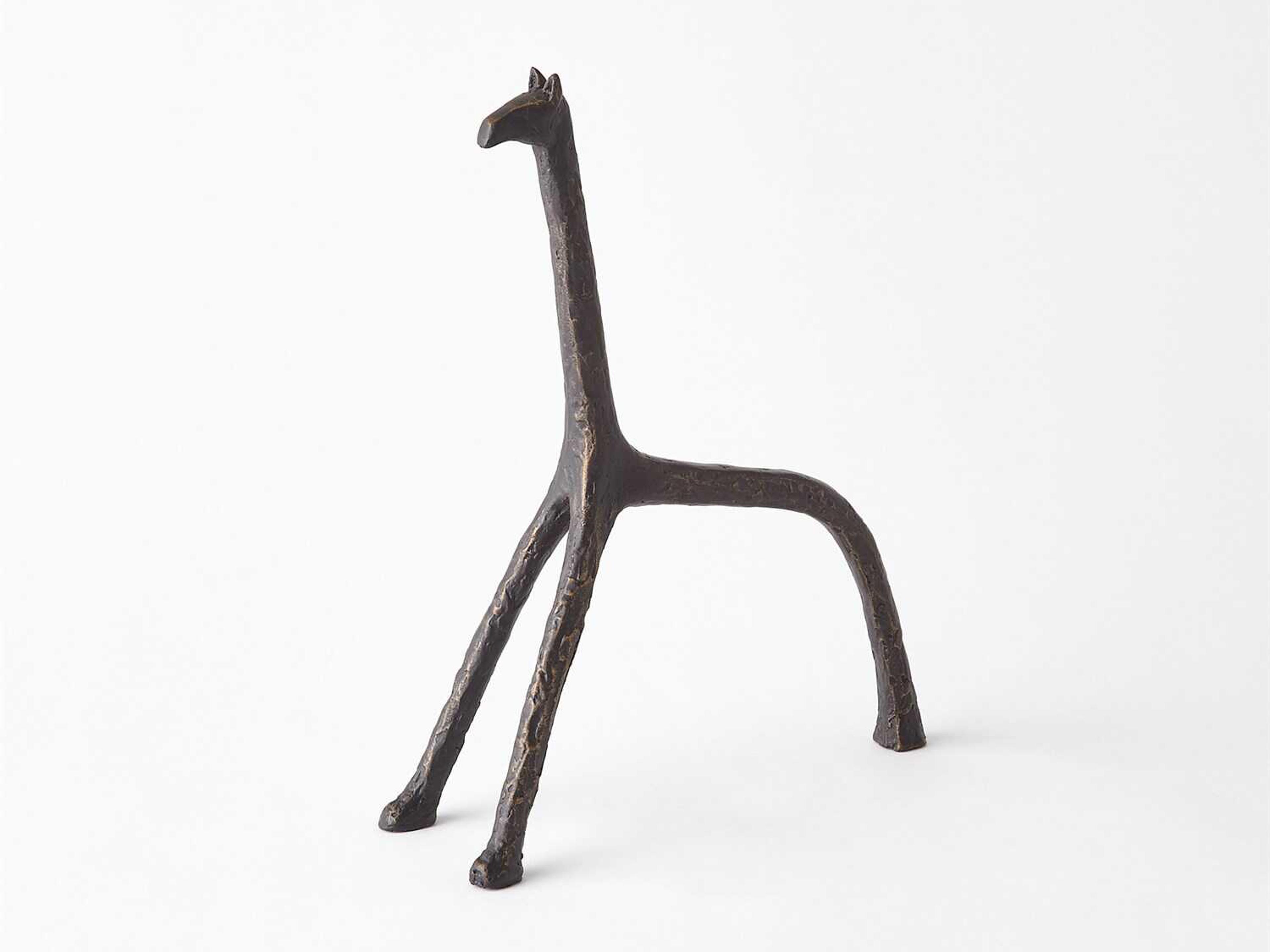 Global Views Iron Giraffe 10" Sculpture