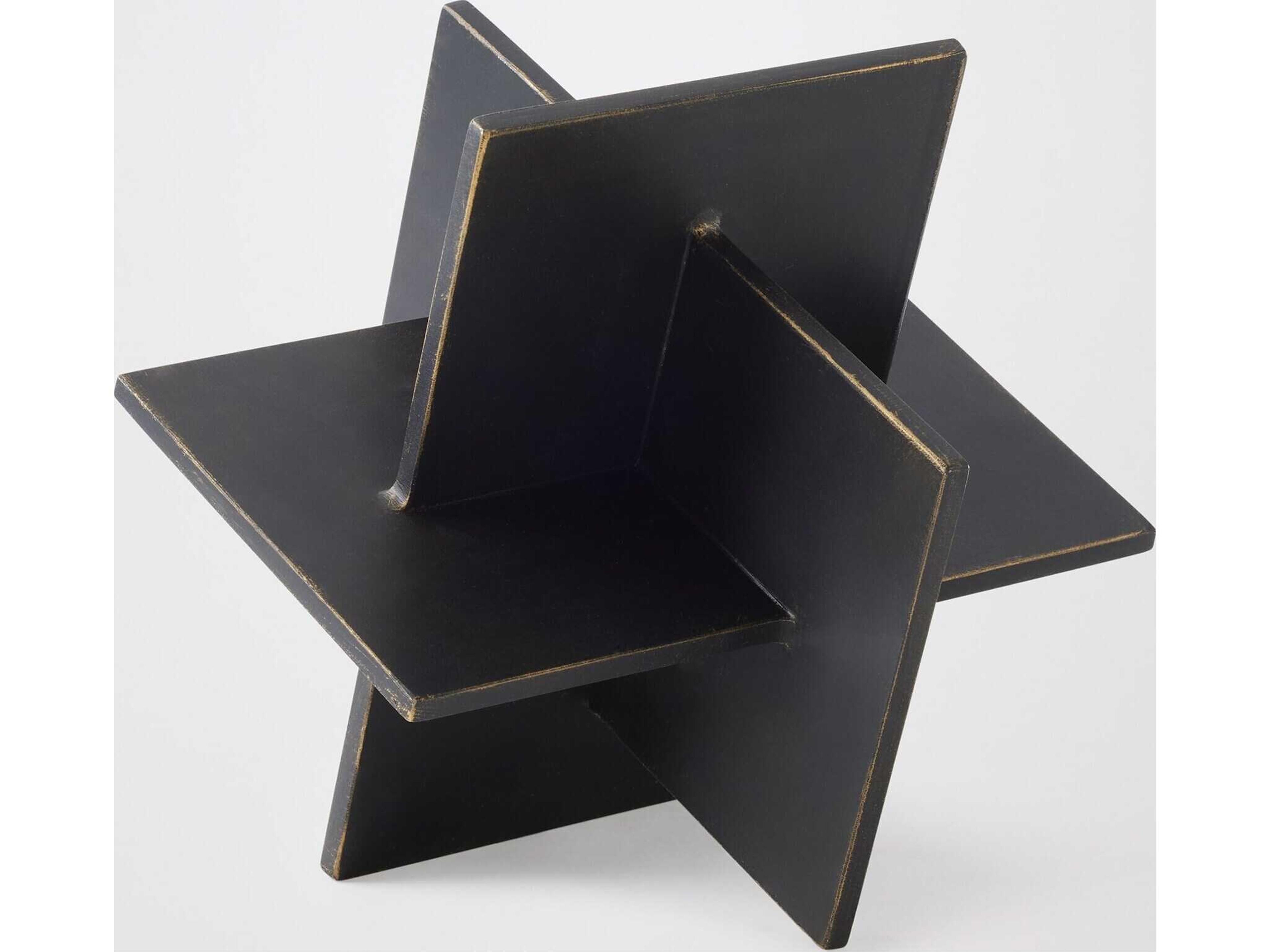 Global Views Cubist Bronze Sculpture