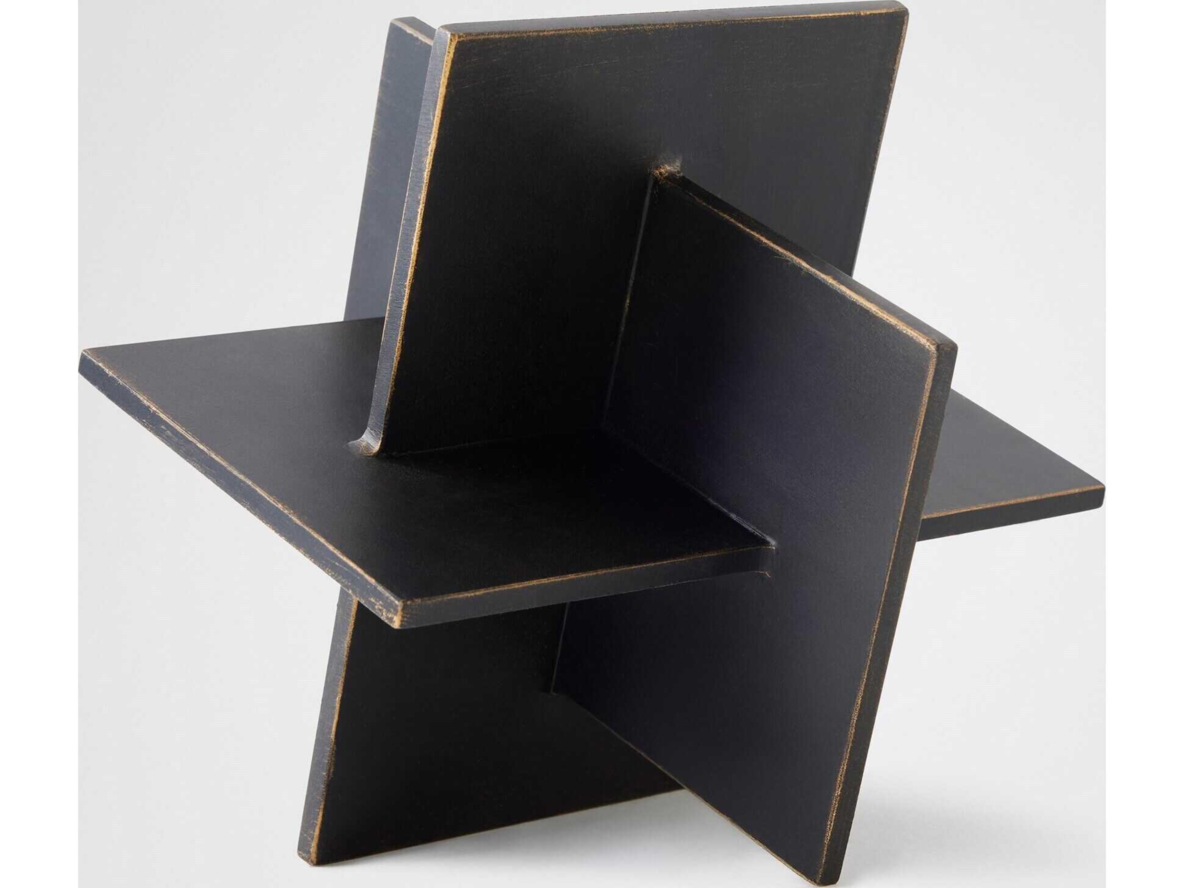 Global Views Cubist Bronze Sculpture