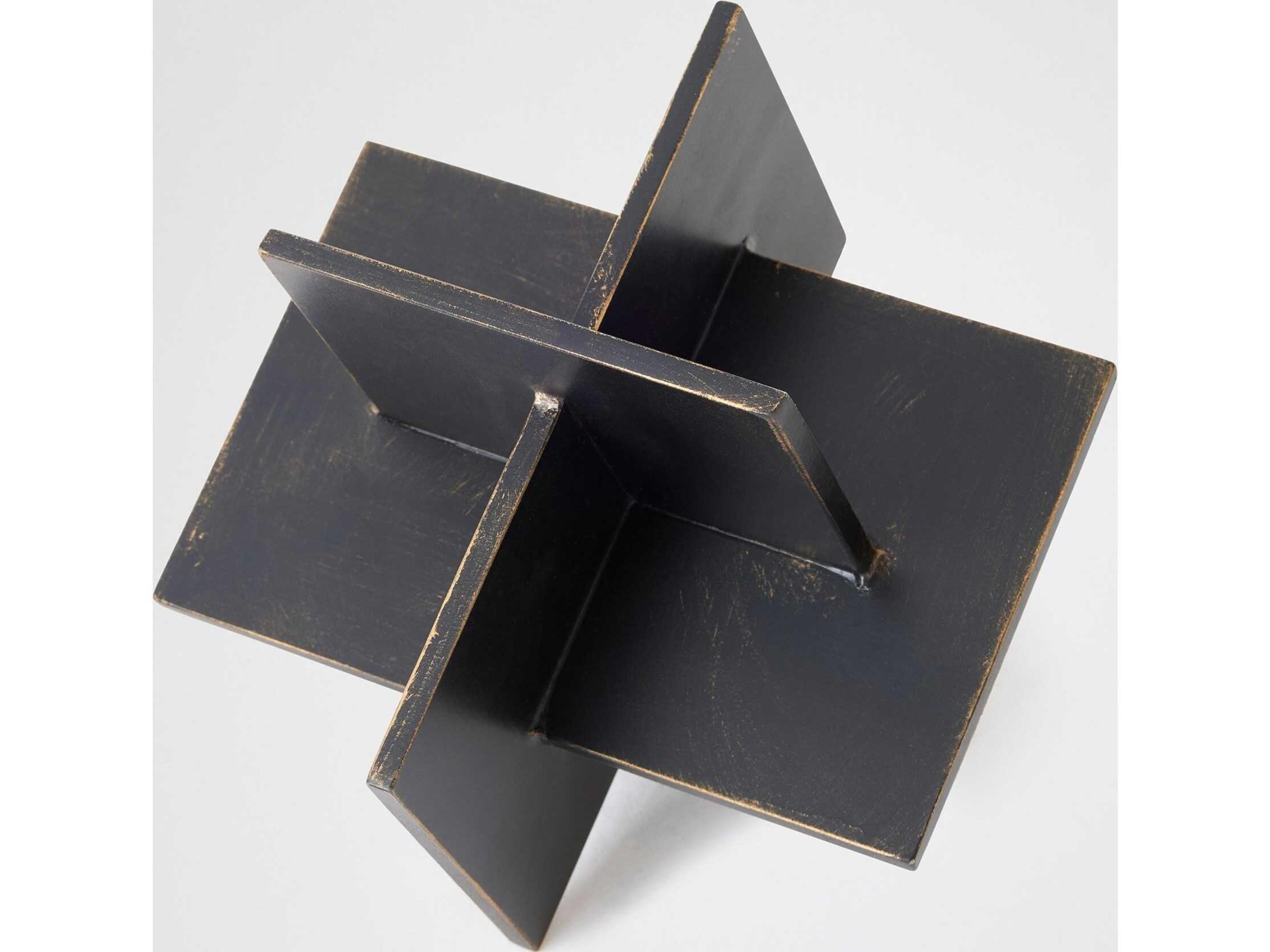 Global Views Cubist Bronze Sculpture