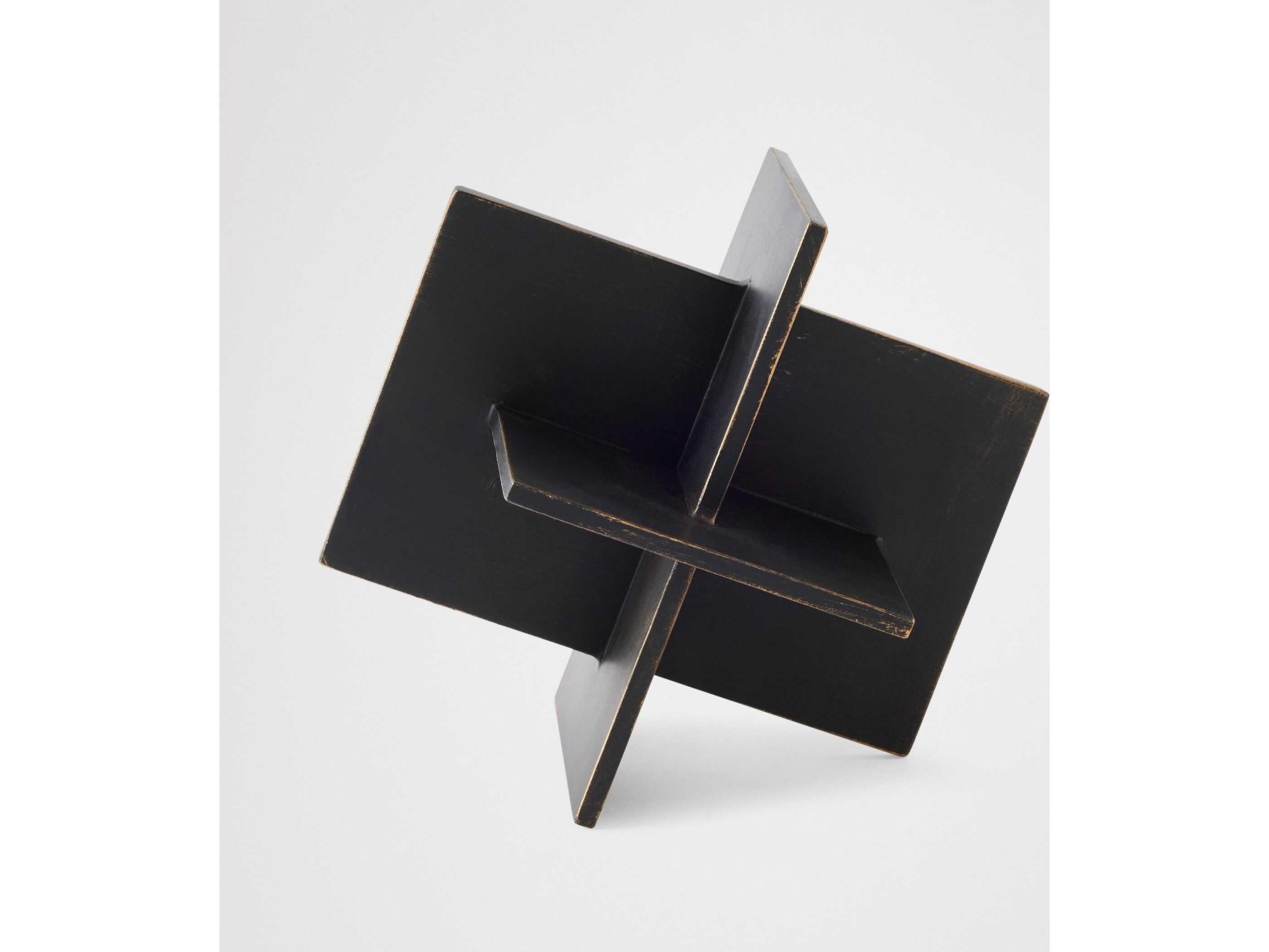 Global Views Cubist Bronze Sculpture