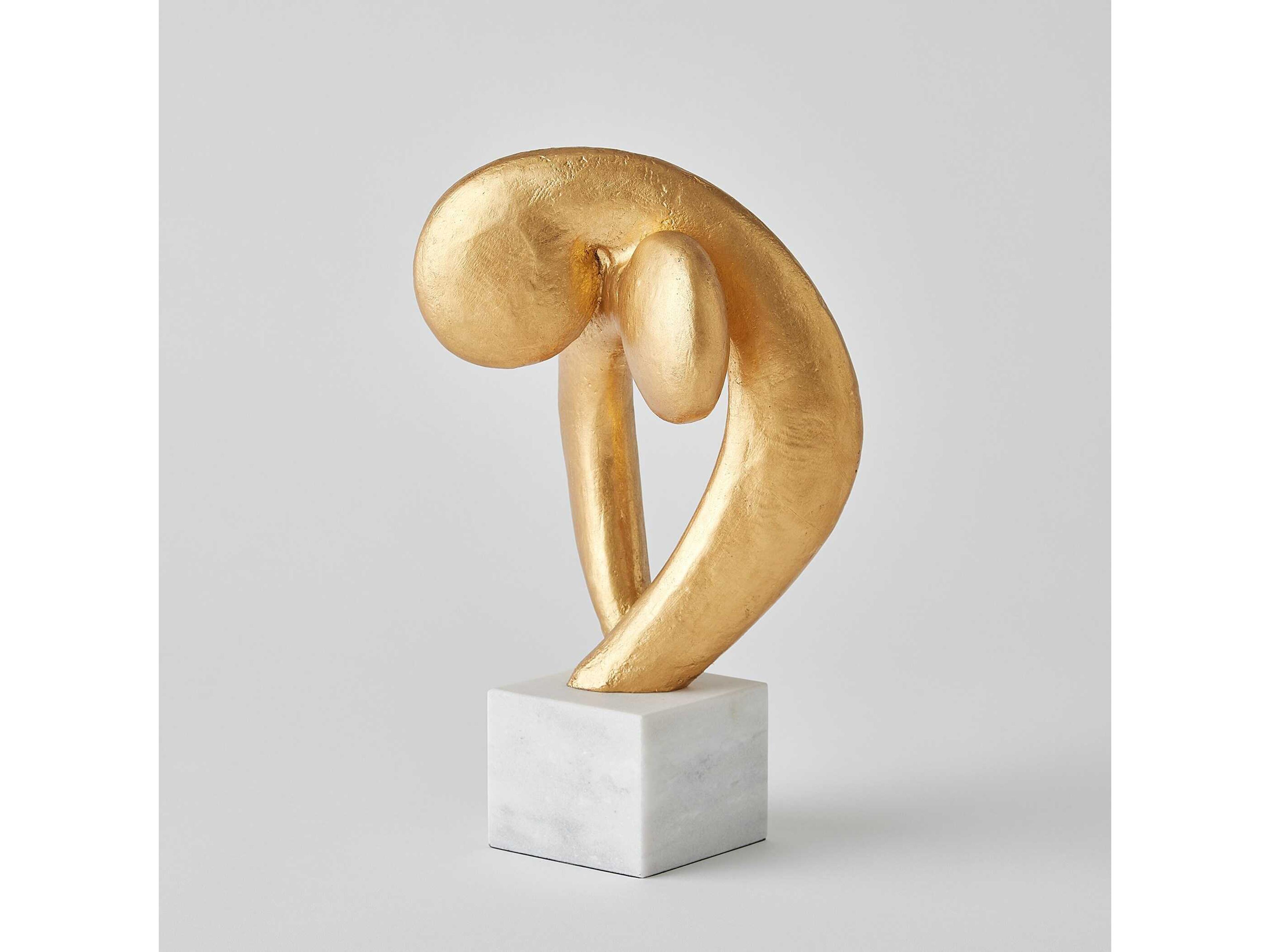 Global Views Gold Leaf Align Sculpture