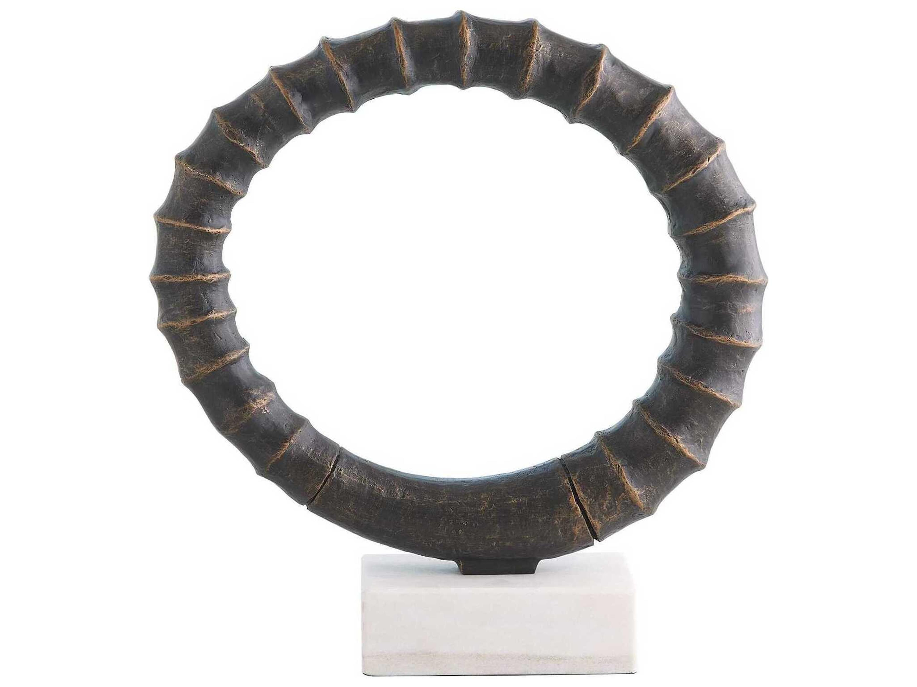 Bronze Infinity Horn Sculpture