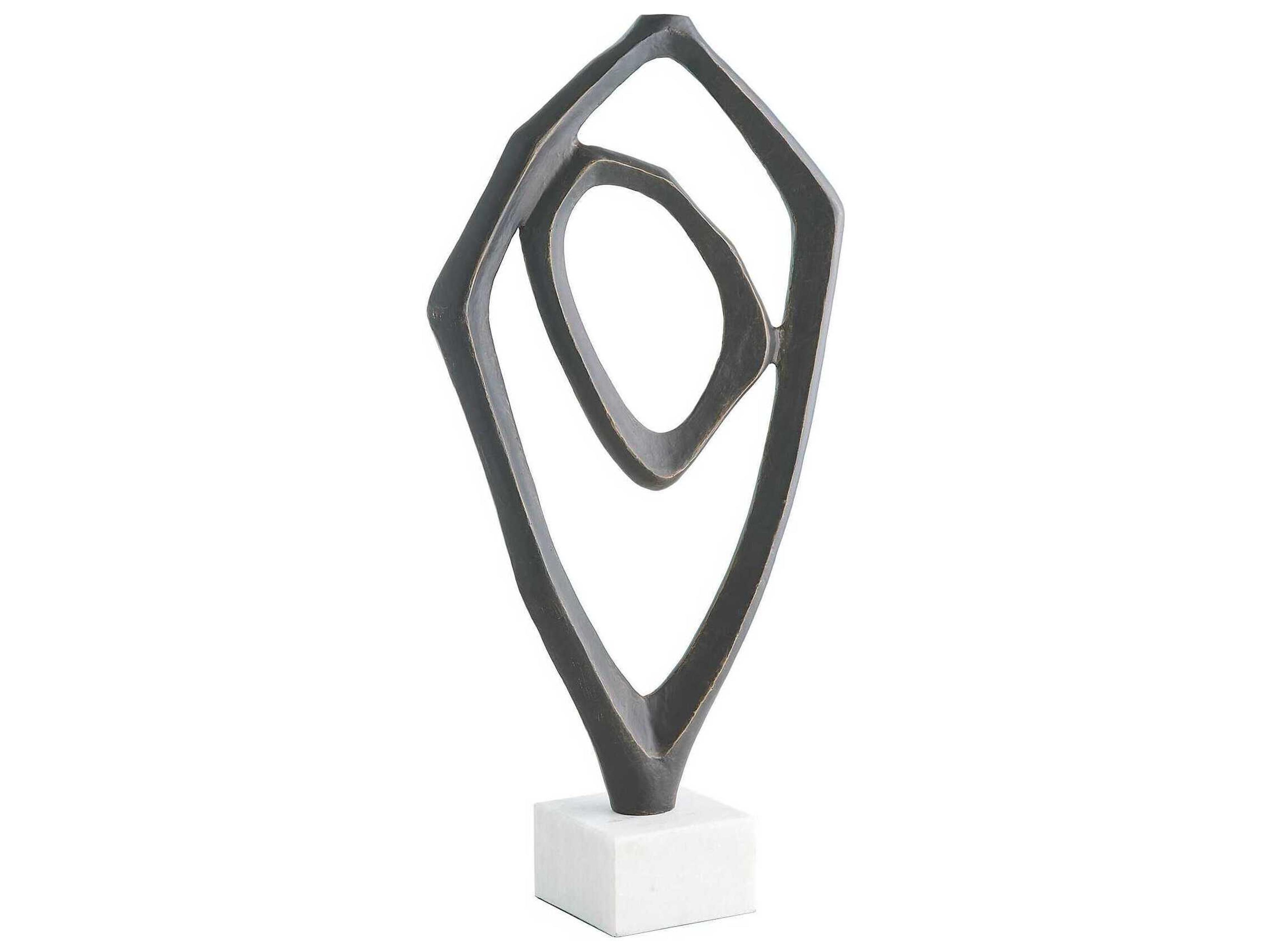 Global Views Bronze Interplay Sculpture