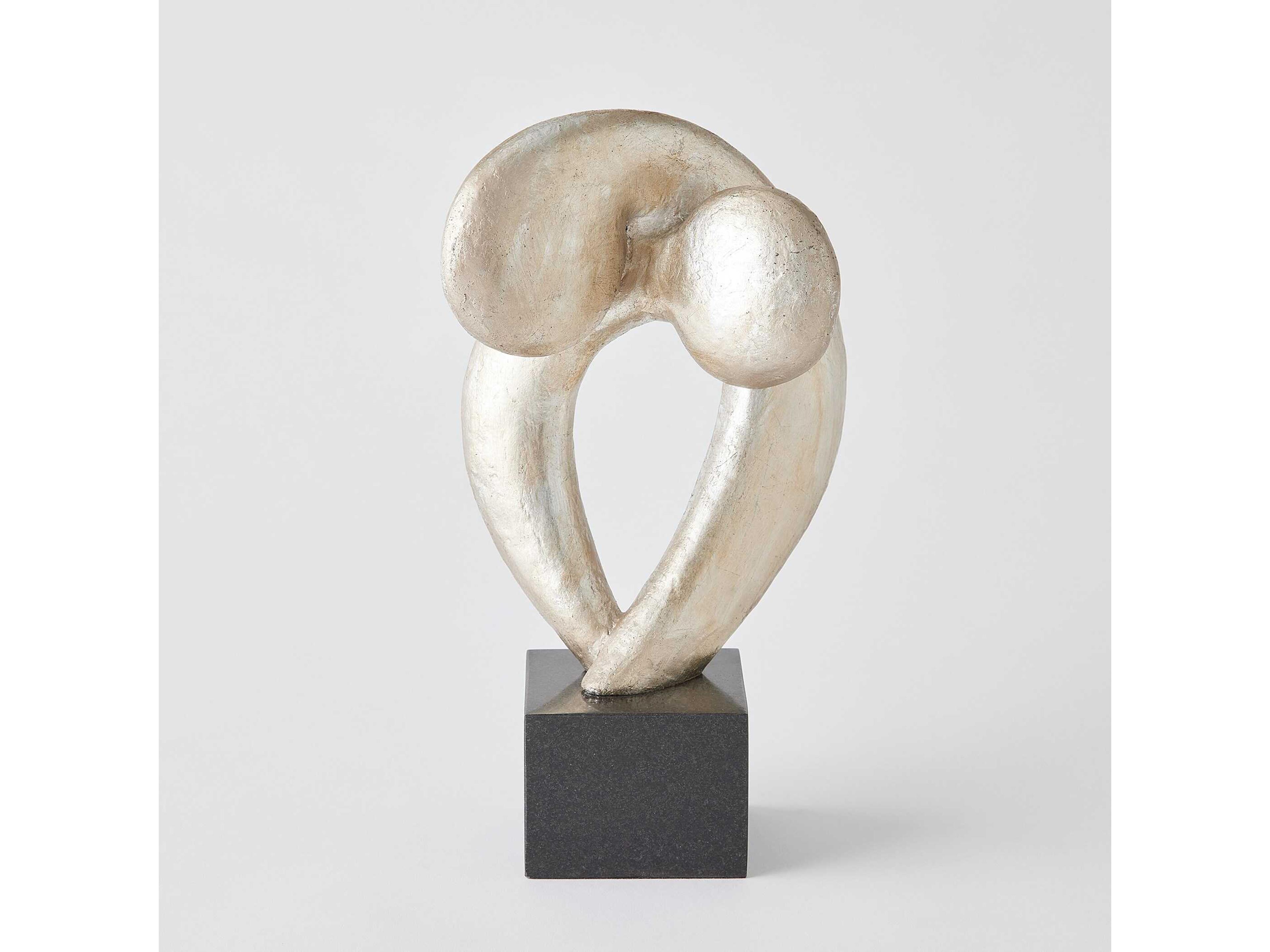 Global Views Silver Leaf Align Sculpture