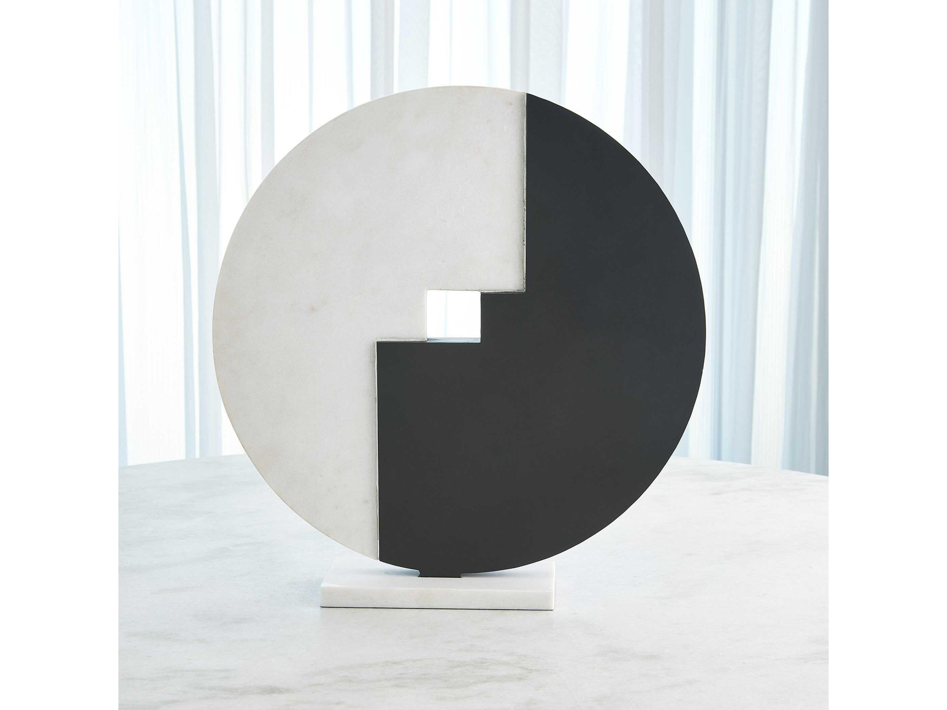 Global Views Stone Medallion Sculpture